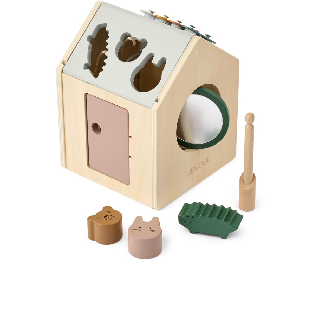 Liewood Lucas Activity Cube - Tuscany rose multi mix - ACTIVITY TOY