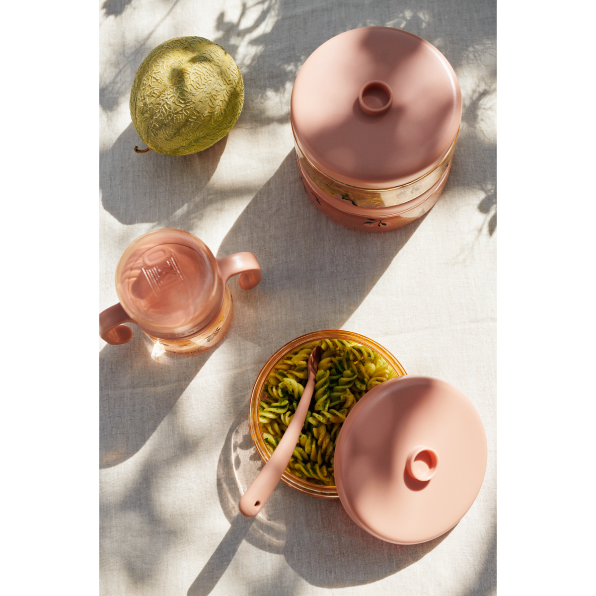 Liewood Beatrix Tableware Set - Peach / Sea shell - TABLEWARE SET