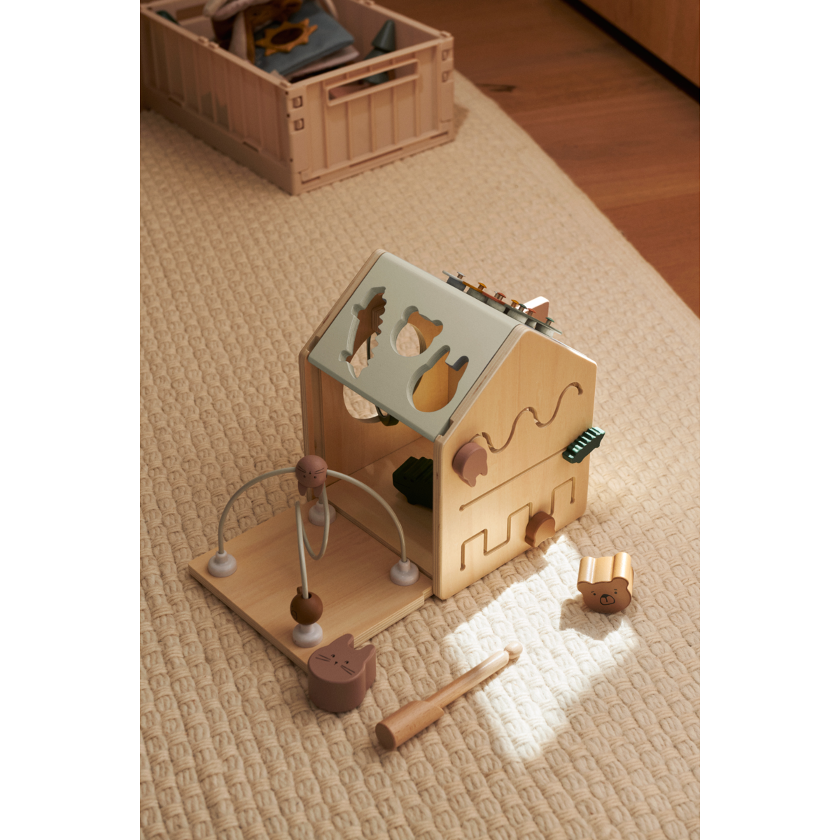 Liewood Lucas Activity Cube - Tuscany rose multi mix - ACTIVITY TOY