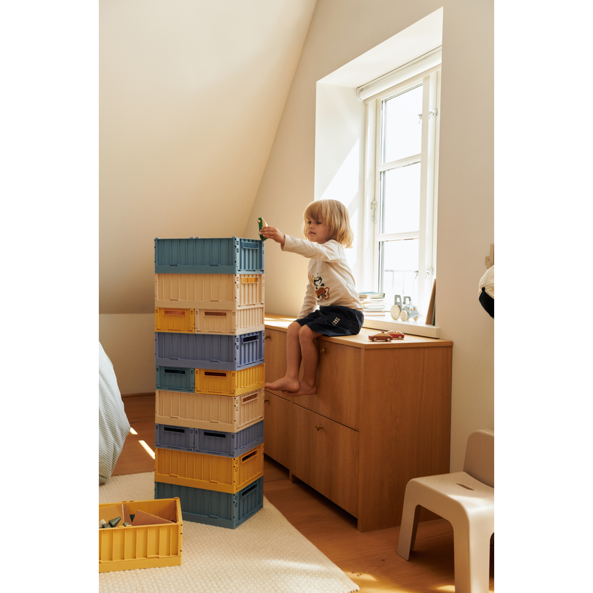 Weston Small Storage Box 2-Pack - Dusty lavender