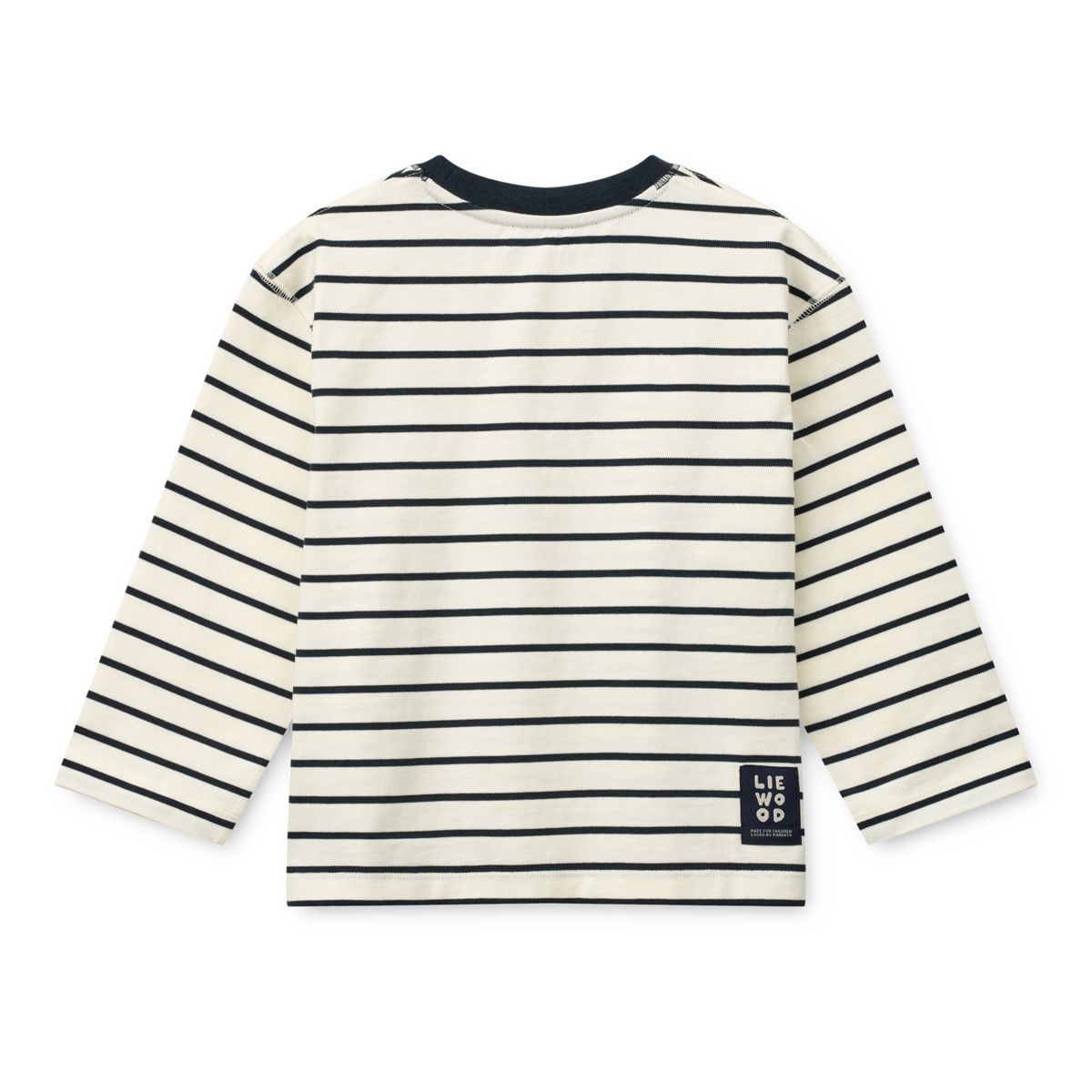 Tyler Striped Long-sleeve T-shirt - Y/D stipes Classic navy / Creme de la creme