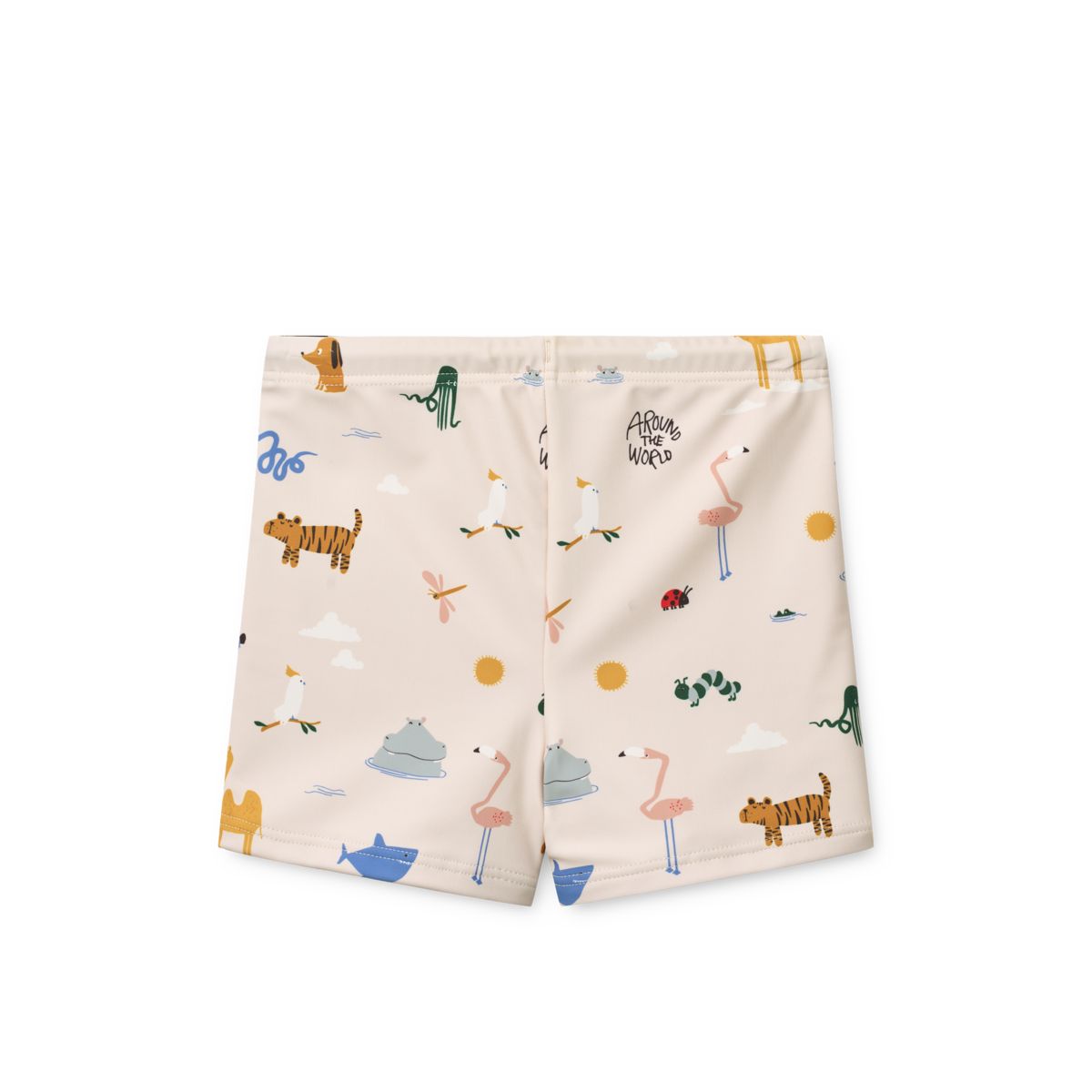 Otto Printed Swim Trunks - Around the world / Sandy