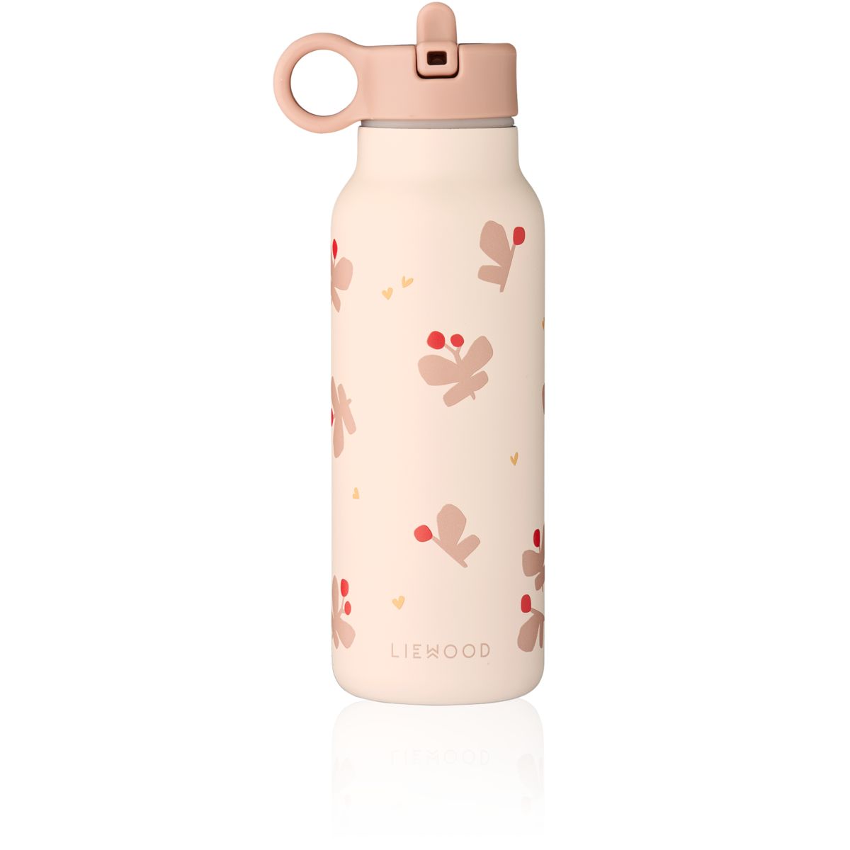 Liewood FALK Water Bottle 350 ml - Butterfly / Apple blossom - WATER BOTTLE