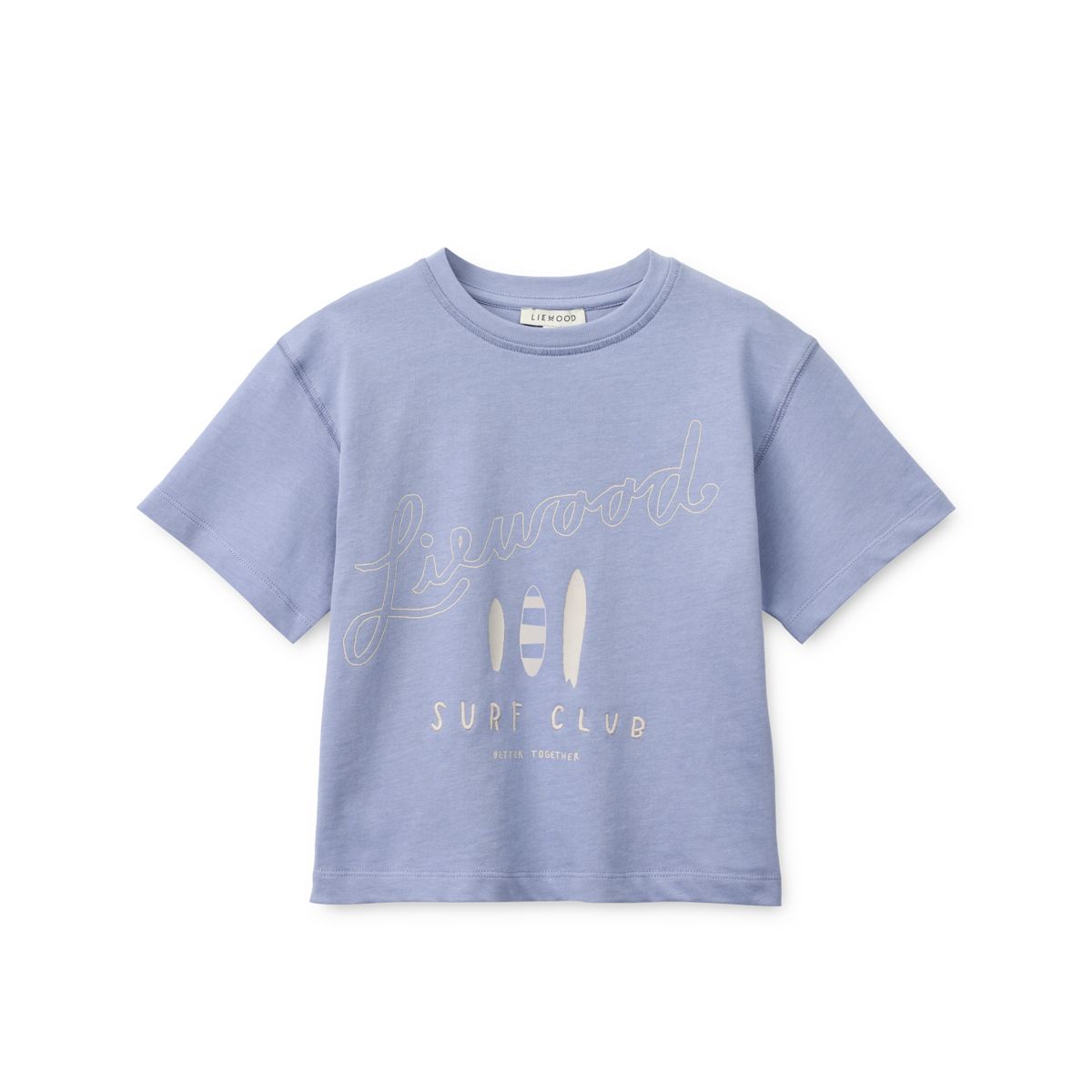 Tyler short-sleeve T-shirt - Surf / Dusty lavender