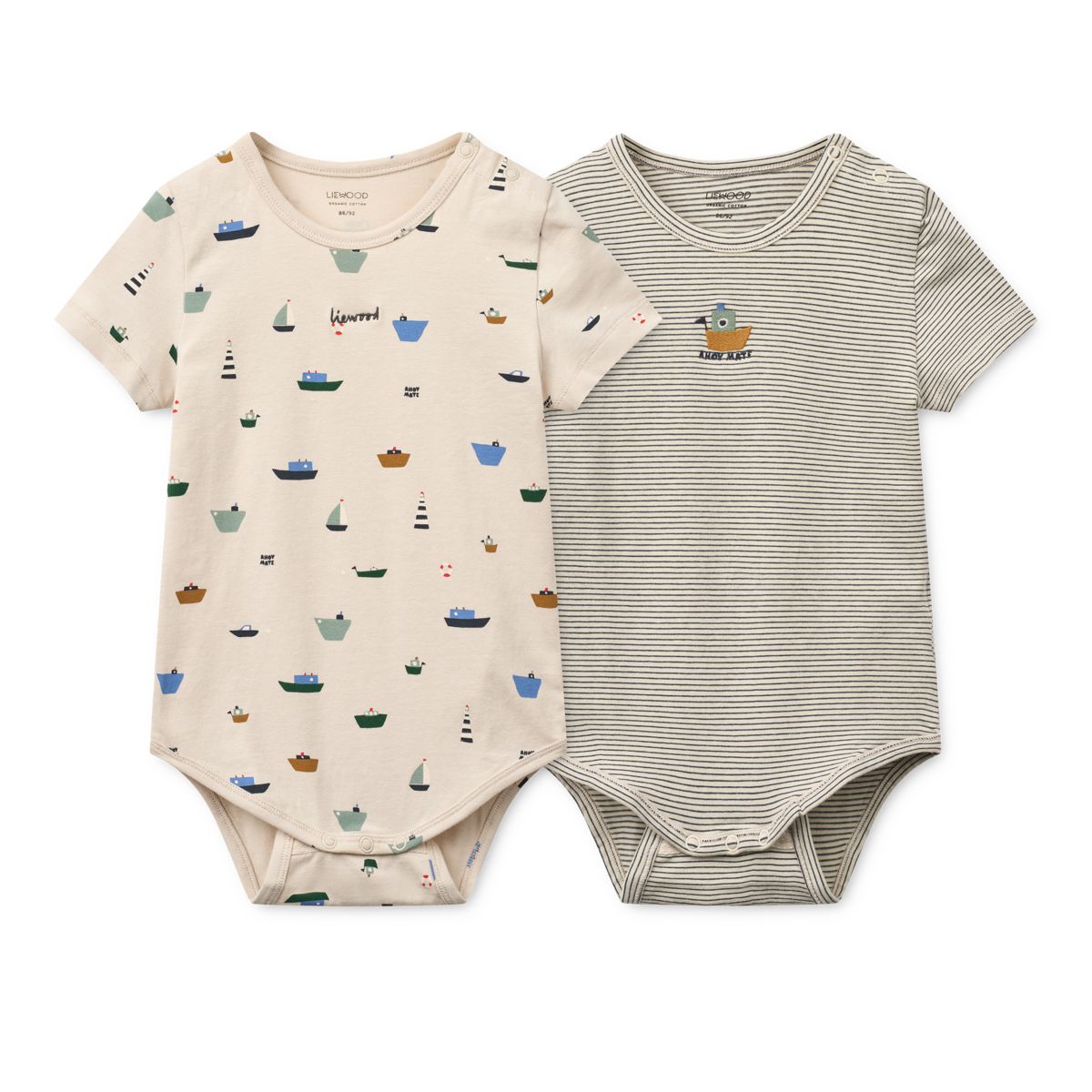 Yanni Grow short-sleeve Bodystocking - Sailing / Classic navy stripe / mix