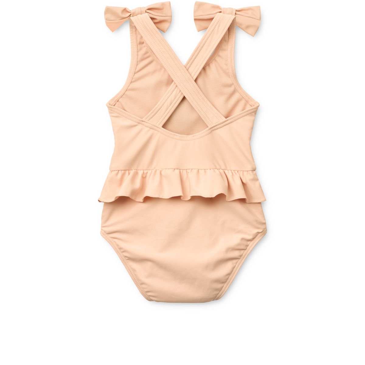 Amara Baby Swimsuit with Bow - Apple blossom