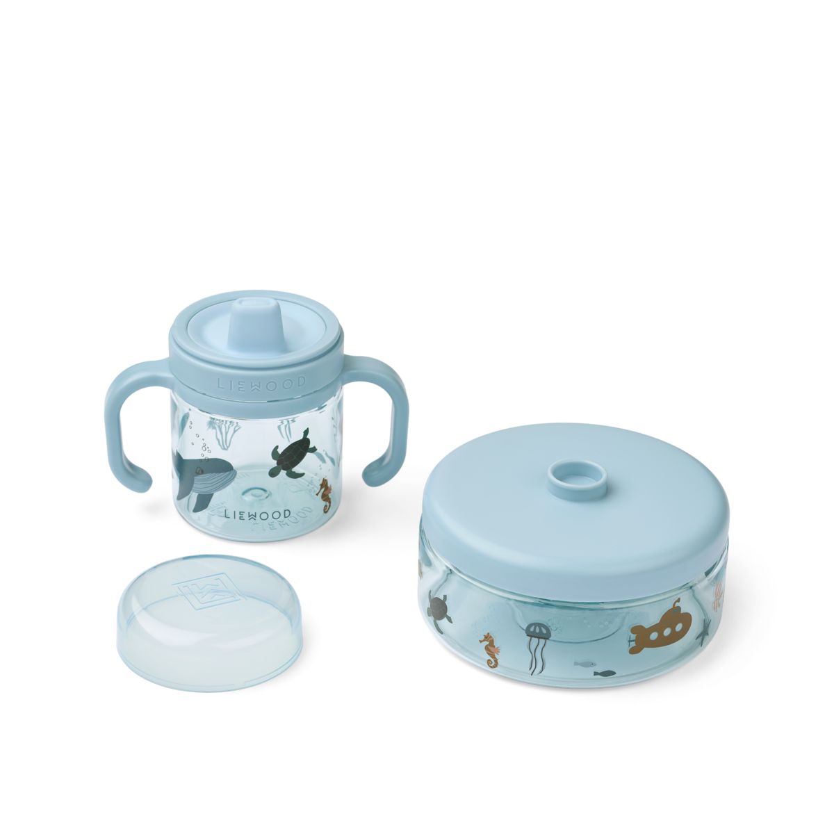 Liewood Beatrix Tableware Set - Sea creature / Sandy - TABLEWARE SET