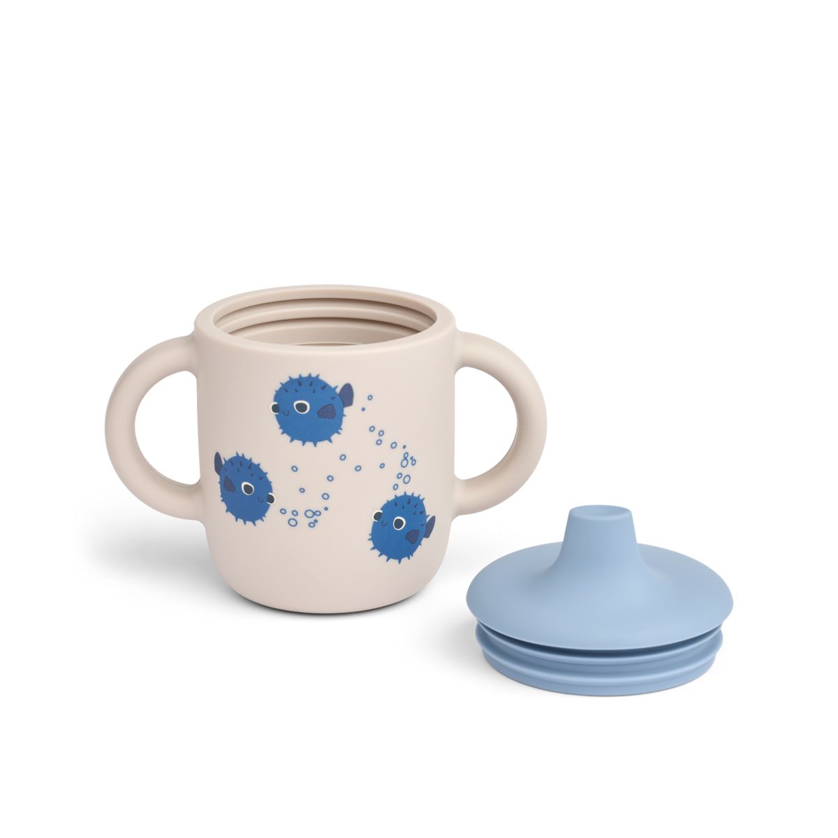 Neil Sippy Cup - Pufferfish / Sandy