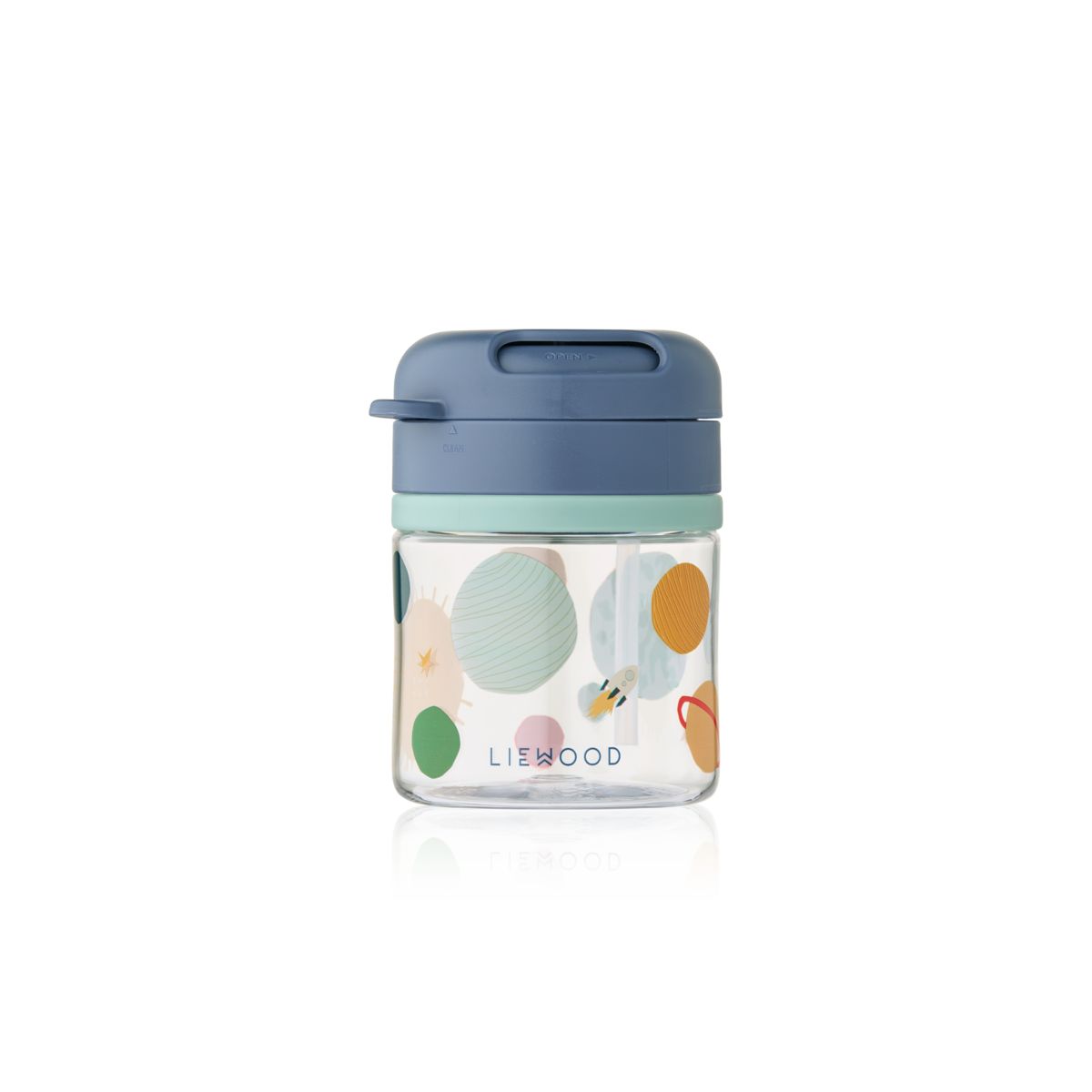 Liewood Pavia Tritan Straw Cup 280 ml - Universe / Classic navy - CUP