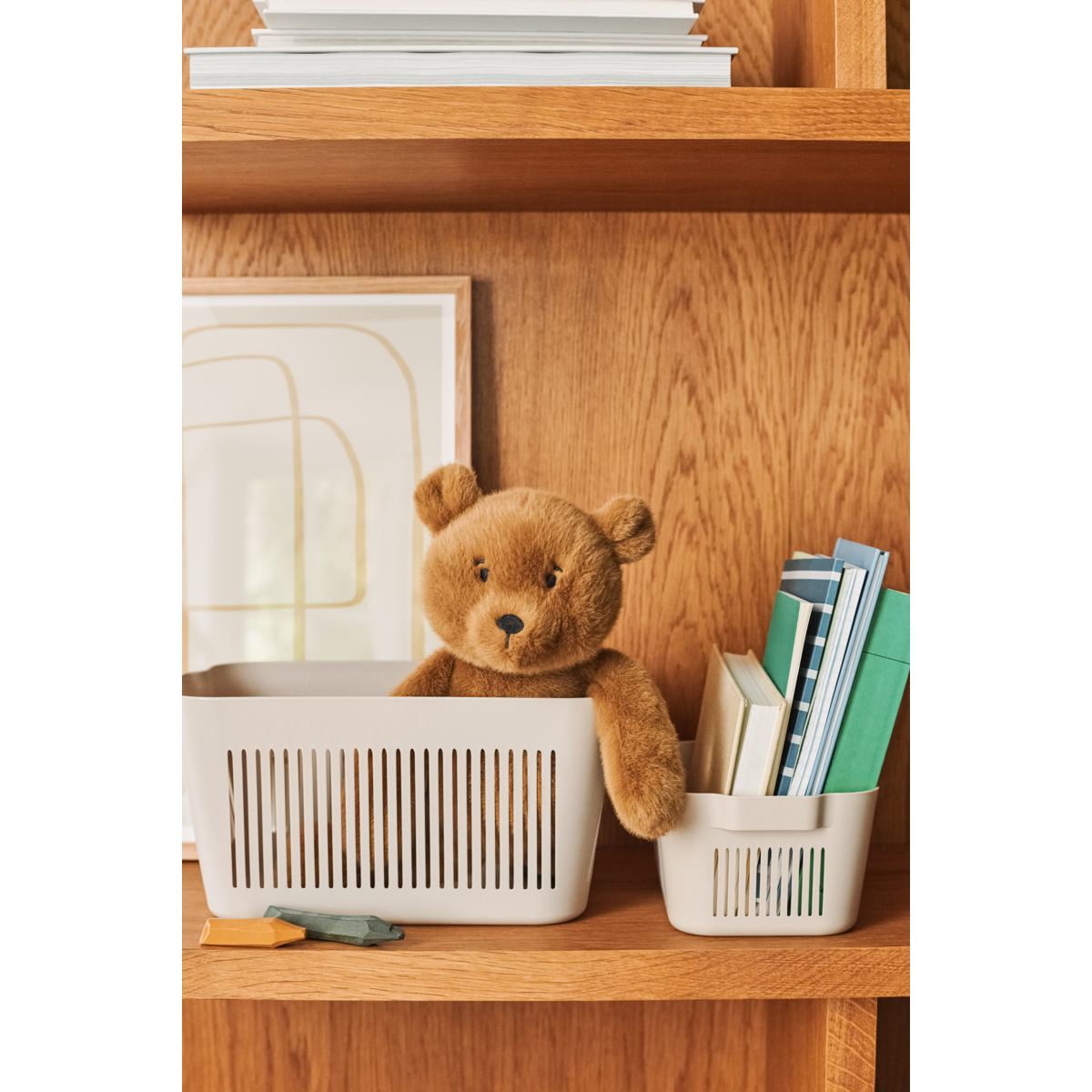 Liewood Makeeva Large Basket 2-Pack - Sandy - BASKET