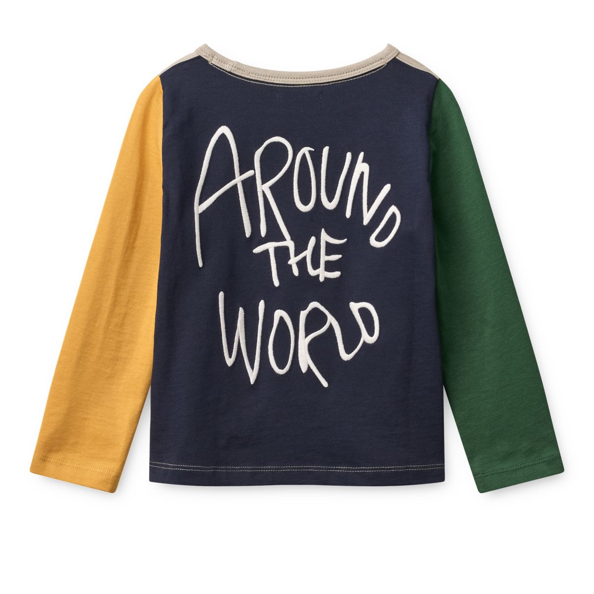 Liewood Apia Long-sleeve t-shirt - Panda / Mist / Classic navy multi mix - TSHIRT