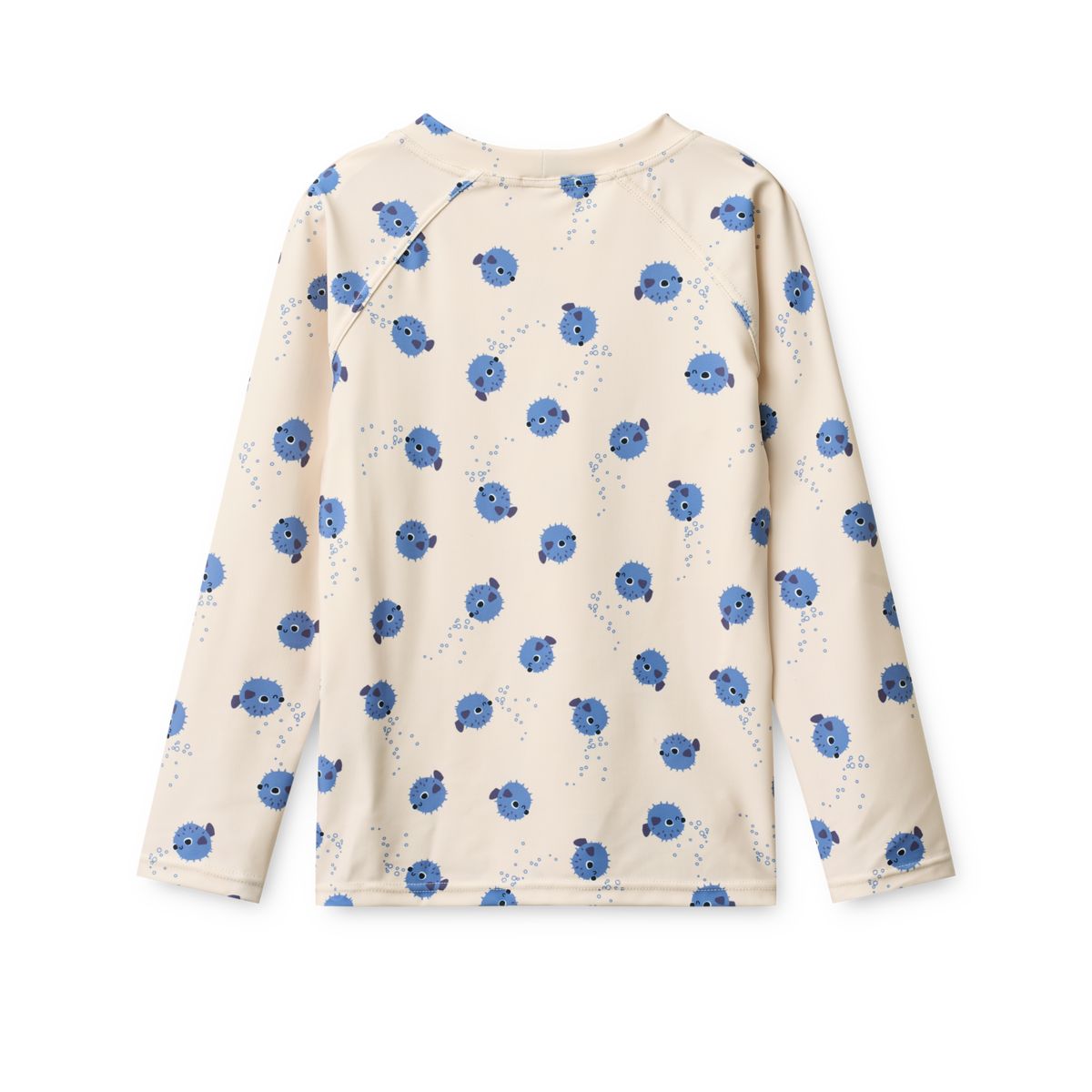 Liewood Noah Printed long-sleeved swim t-shirt - Pufferfish / Sandy - SWIM TEE