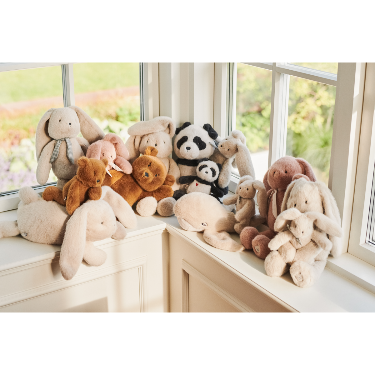 Liewood Berto Panda Teddy - Sandy / Dark grey - TEDDY