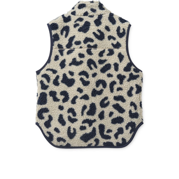 Liewood Noam Pile Vest - Mega leo / Mist mix - VEST