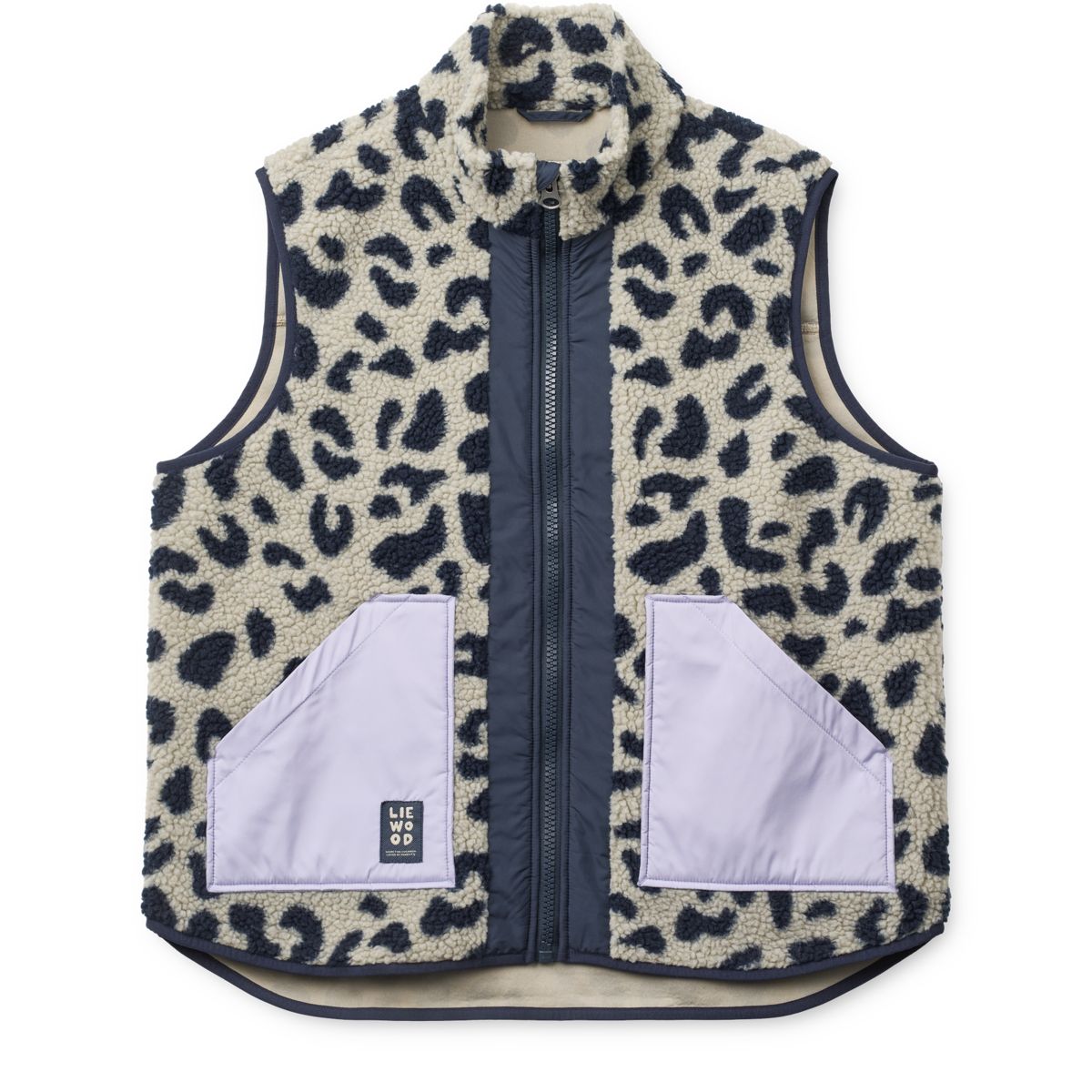 Liewood Nilu Adult Pile Vest - Mega leo / Mist mix - VEST