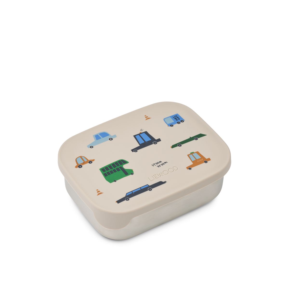 Liewood ARTHUR Steel Lunchbox - Cars / Sandy - LUNCHBOX