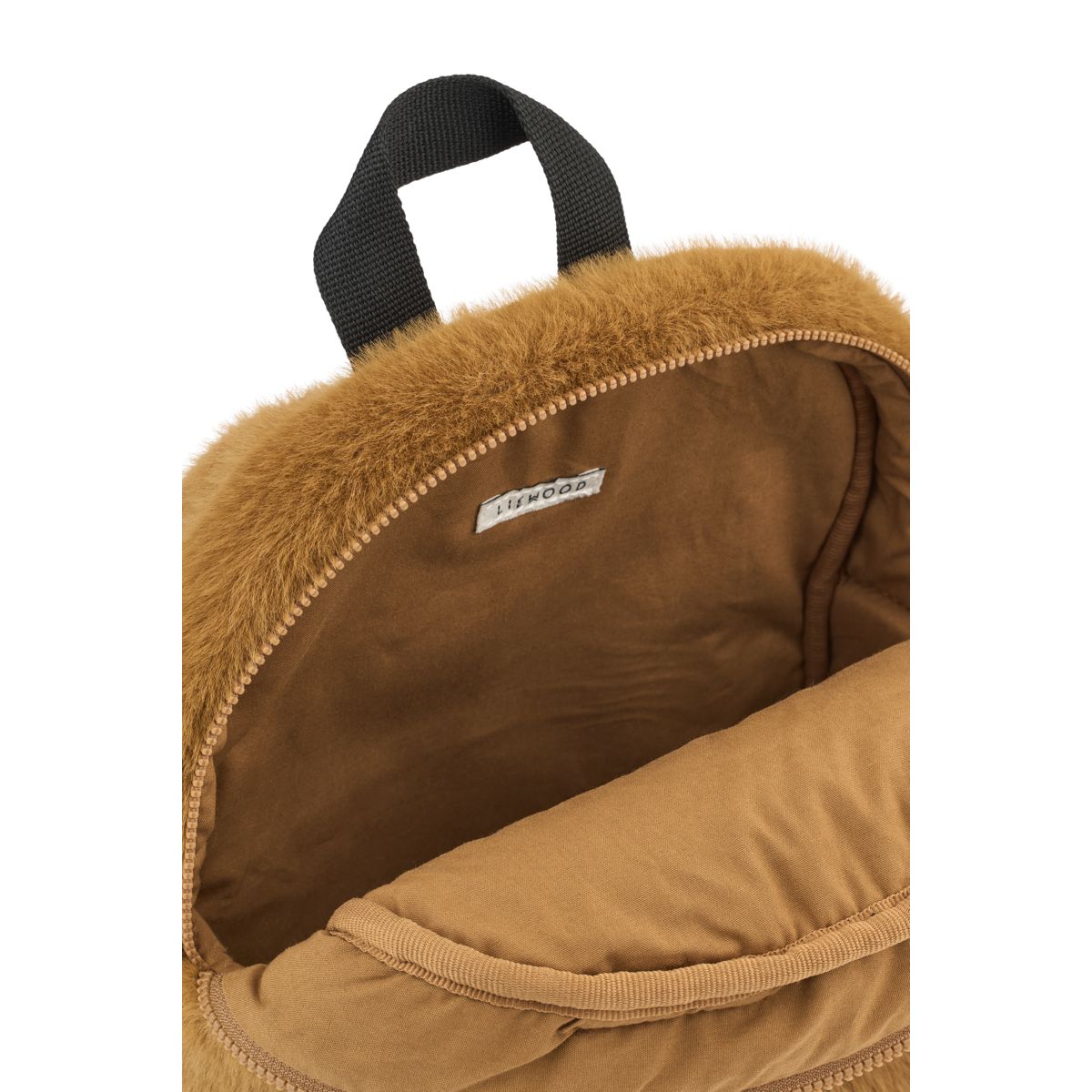 Liewood Denise Tiger Plush Backpack - Golden caramel - BACKPACK