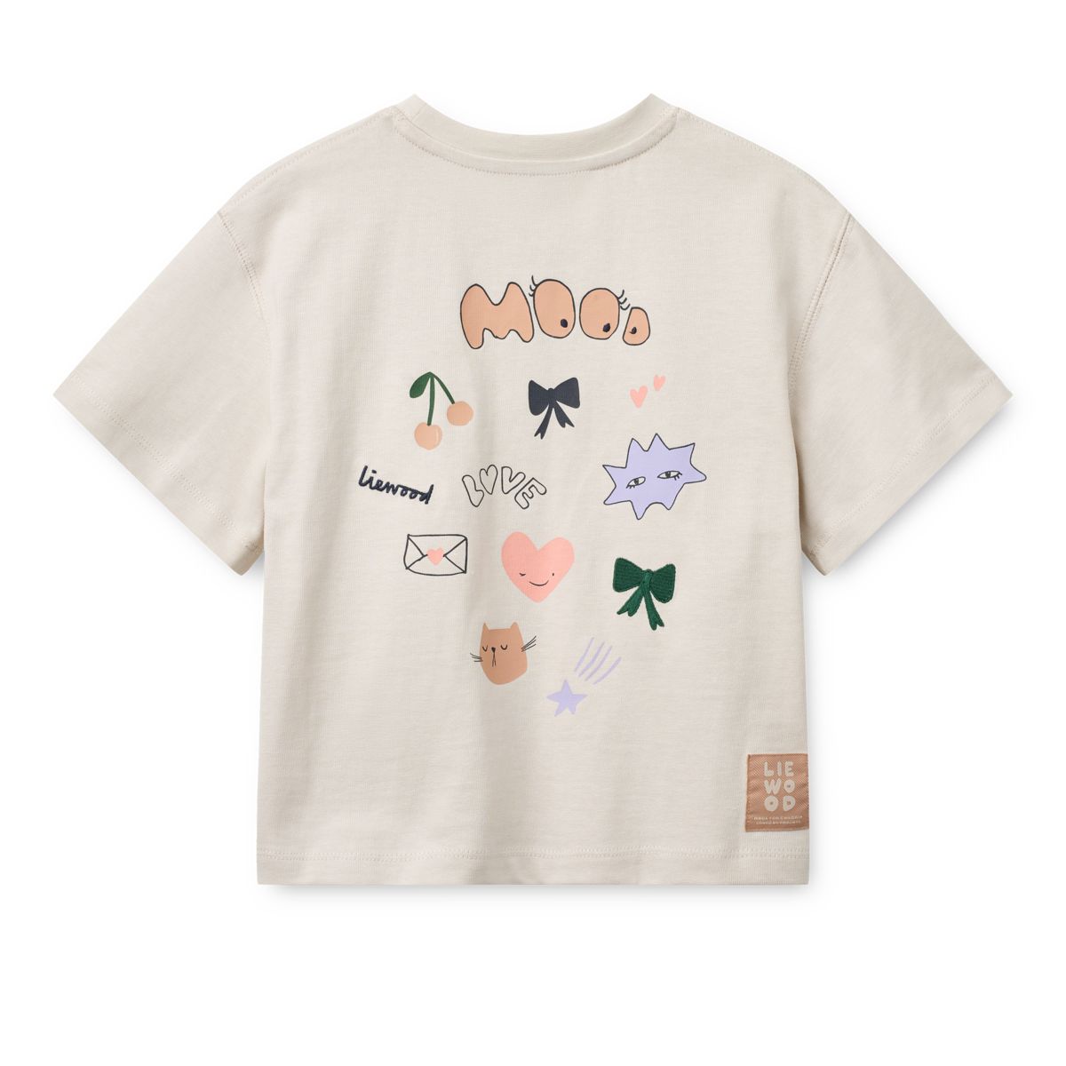 Liewood Tyler short-sleeve T-shirt - Mood / Sandy - TSHIRT