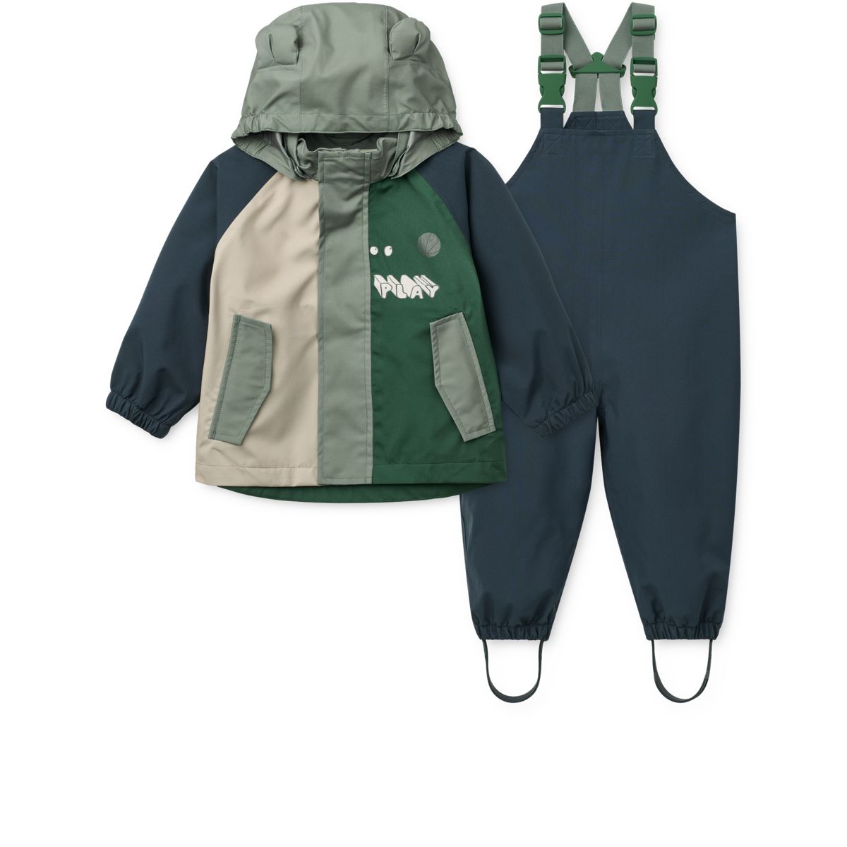 Liewood MANU Toddler Rainwear Set - Play multi mix - SET