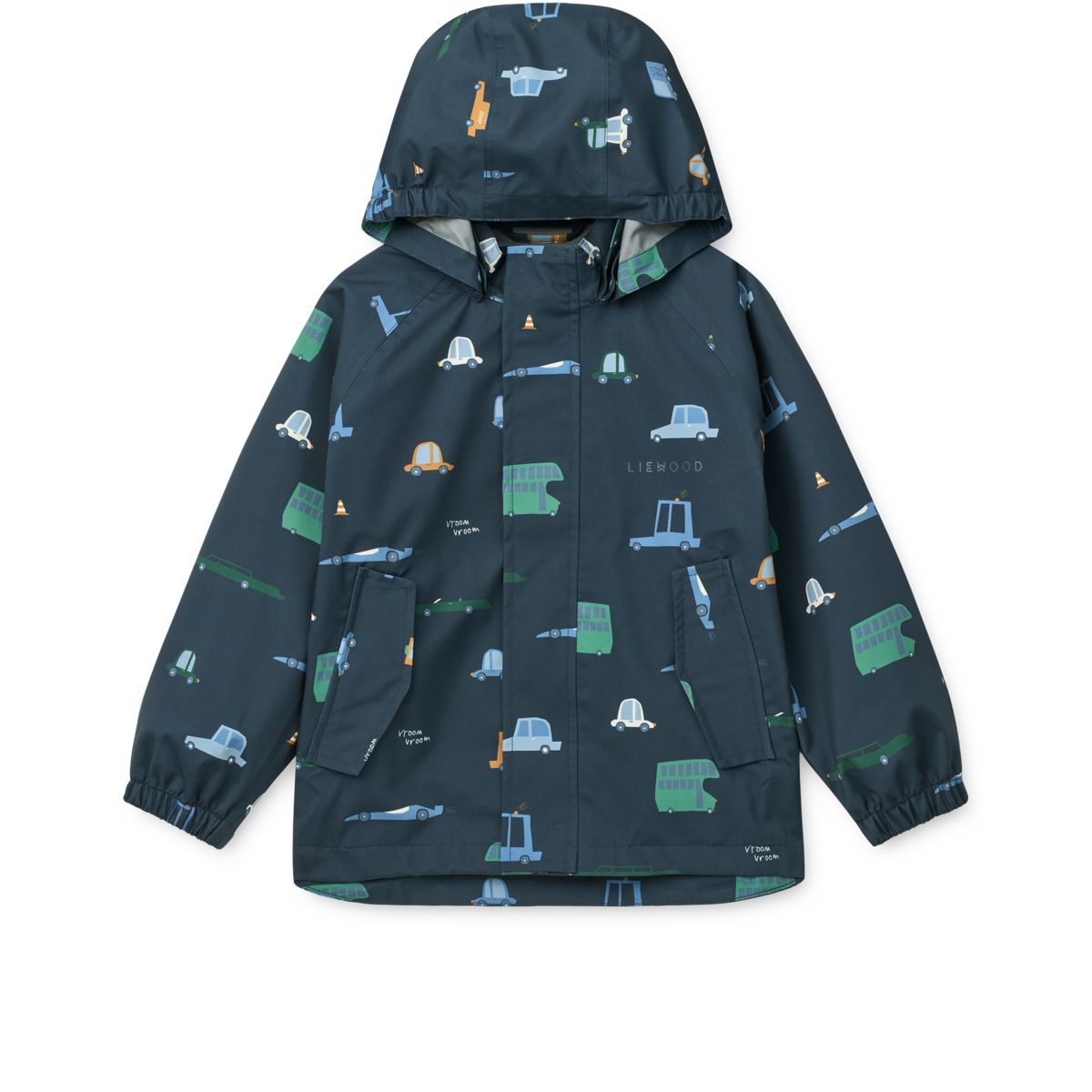 Pedia Rainwear Set - Cars / Classic navy