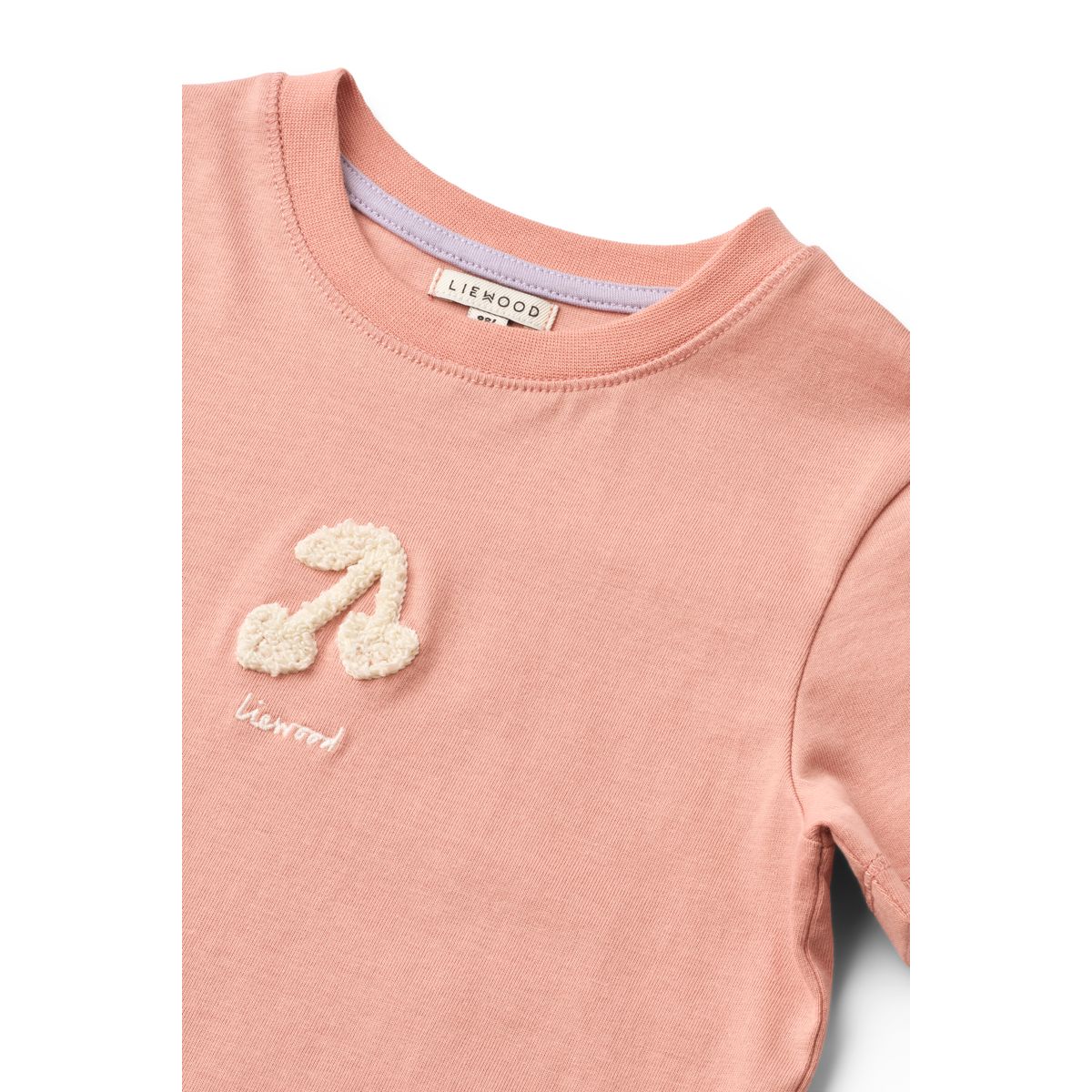 Francis Short-sleeve T-shirt - Cherry heart / Rose blush