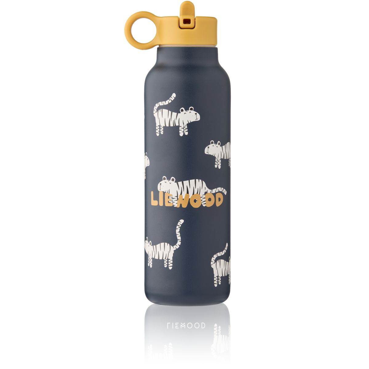 Liewood Falk Water Bottle 500 ml - Tiger / Classic navy - WATER BOTTLE