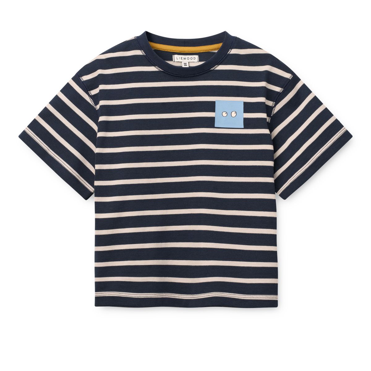 Liewood Tyler Striped short-sleeve T-shirt - Y/D stripe classic navy sandy - TSHIRT
