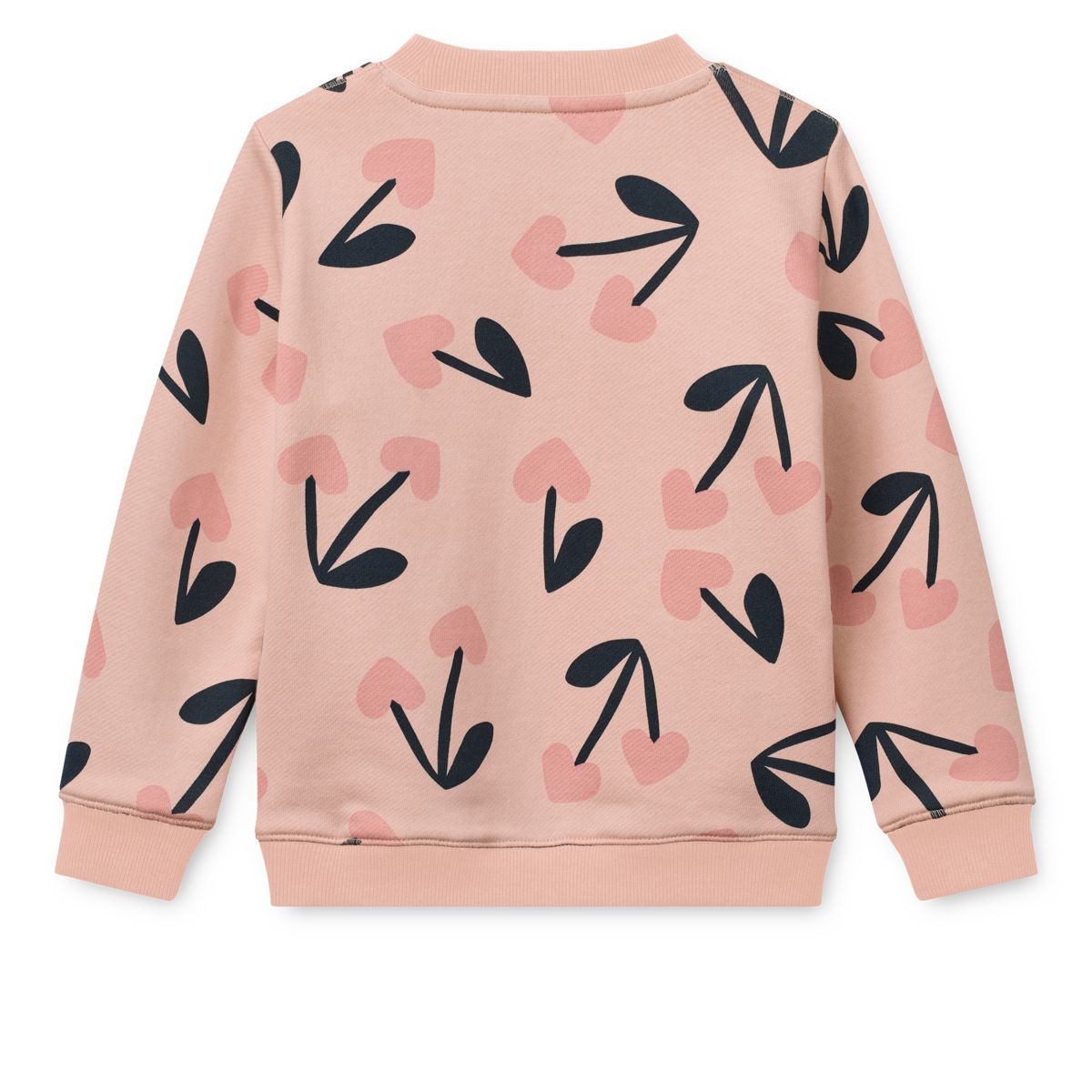 Liewood RIDLEY Printed Sweatshirt - Mega Cherry heart / Rosey - SWEATSHIRT