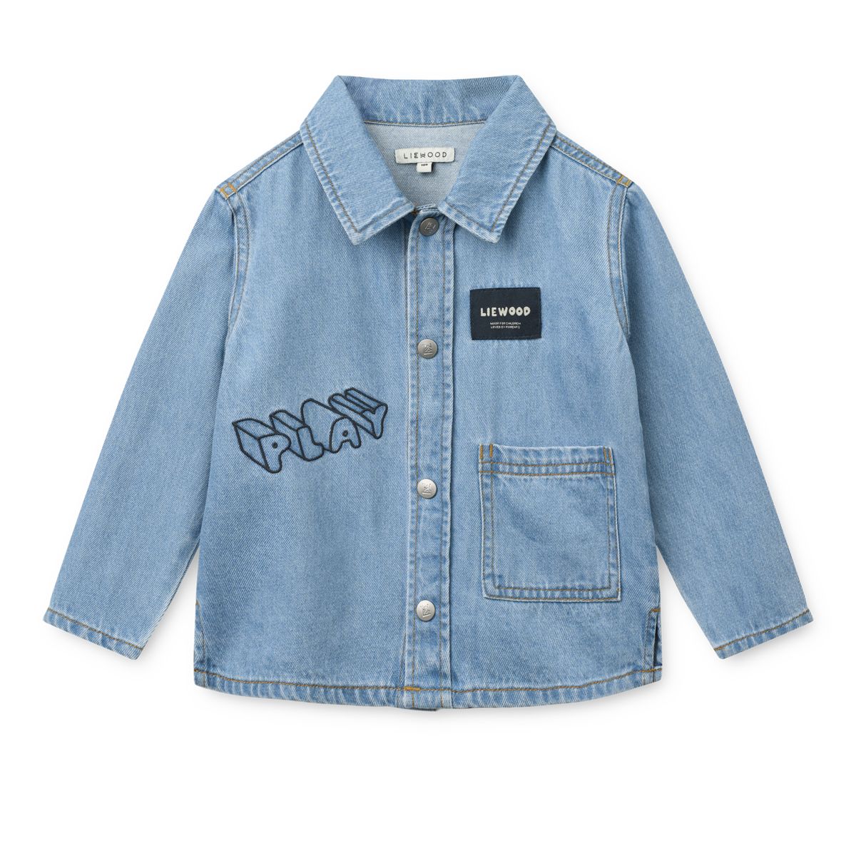 Liewood Greg Light Denim Shirt - Play / Denim - SHIRT