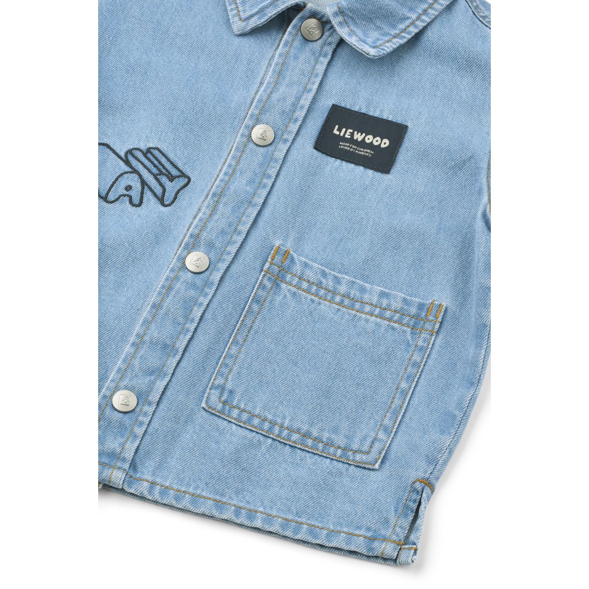Liewood Greg Light Denim Shirt - Play / Denim - SHIRT