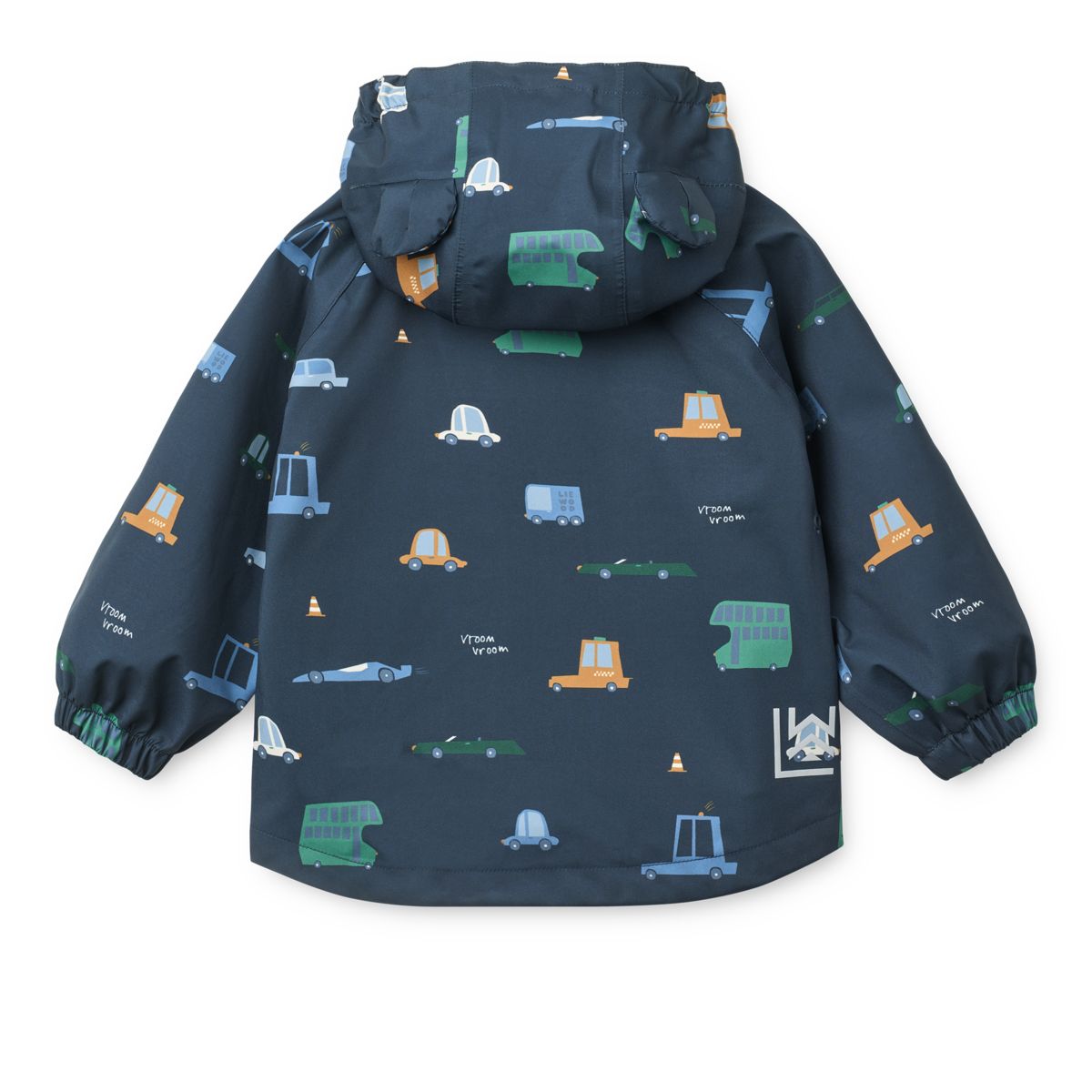 Liewood MANU Toddler Rainwear Set - Cars / Classic navy - SET