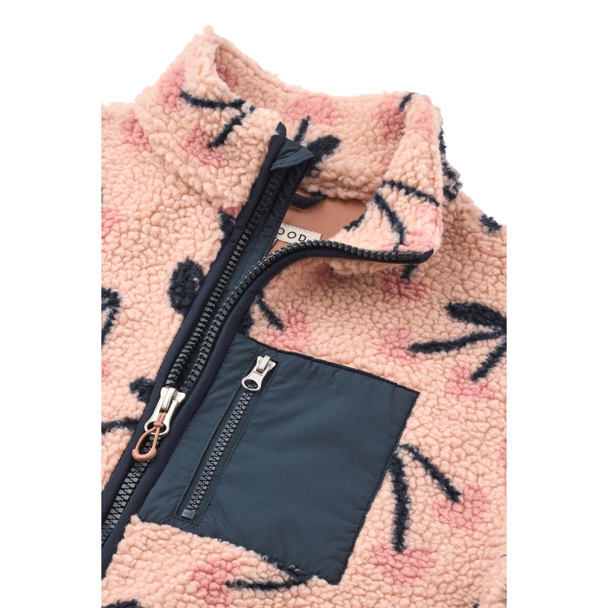 Liewood Nelson Pile Jacket For Adults - Mega Cherry heart / Rosey - JACKET