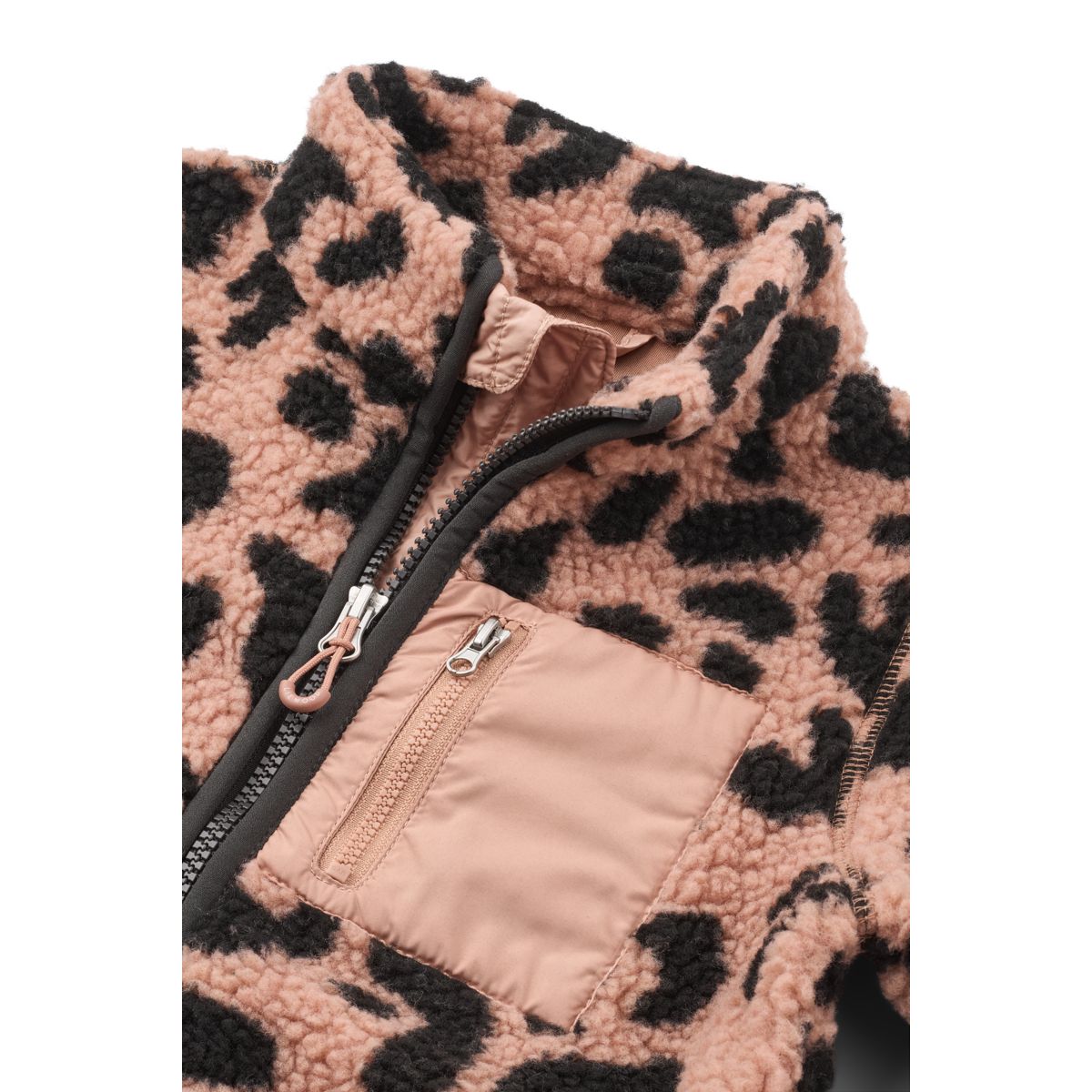 Liewood Nolan Pile Jacket - Mega leo / Pale tuscany - JACKET