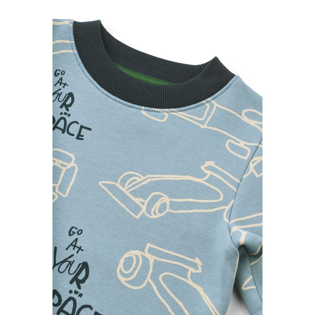 Liewood RIDLEY Printed Sweatshirt - Race cars / Beach blue - SWEATSHIRT