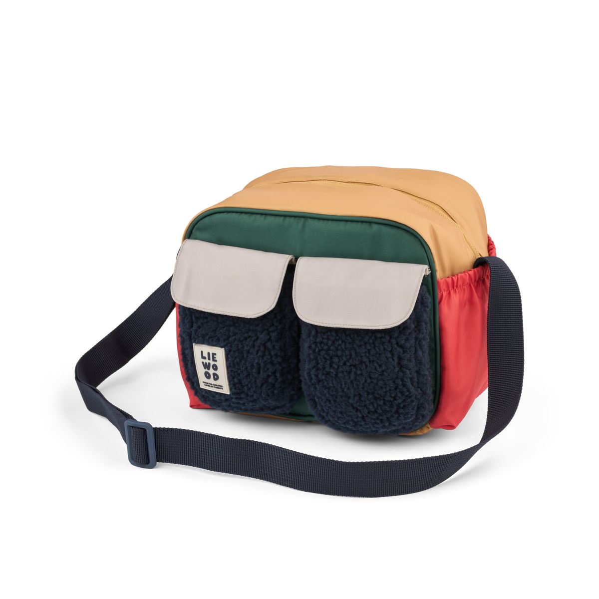 Liewood Elijas Thermal Lunch Bag - Classic navy multi mix - CROSSBODY BAG