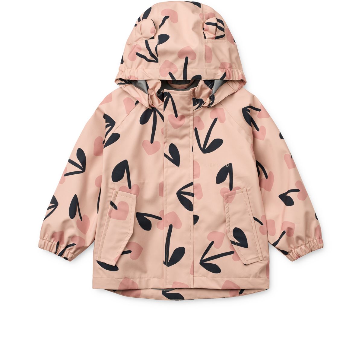 Liewood MANU Toddler Rainwear Set - mega cherry heart/ Rosey mix - SET