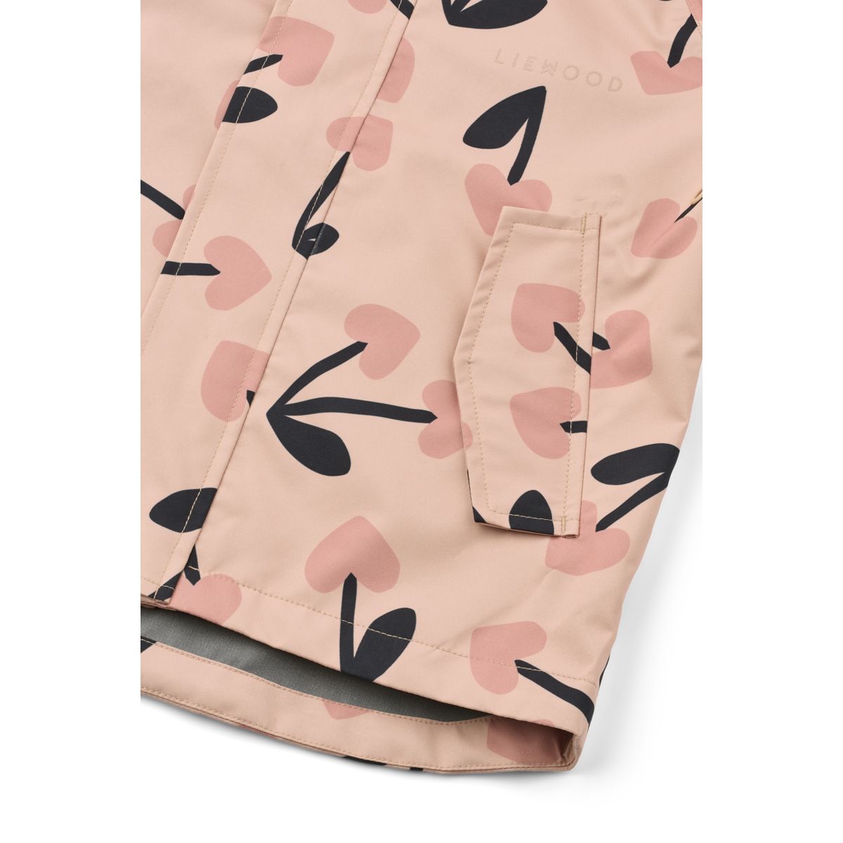 Pedia Rainwear Set - mega cherry heart/ Rosey mix