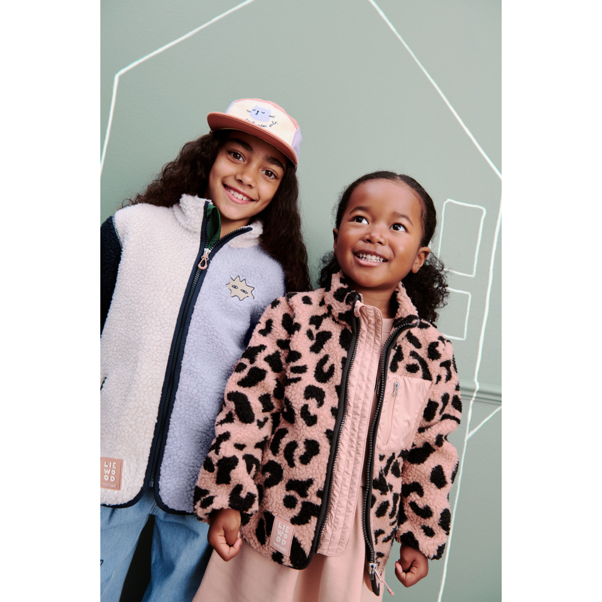 Liewood Nolan Pile Jacket - Mega leo / Pale tuscany - JACKET