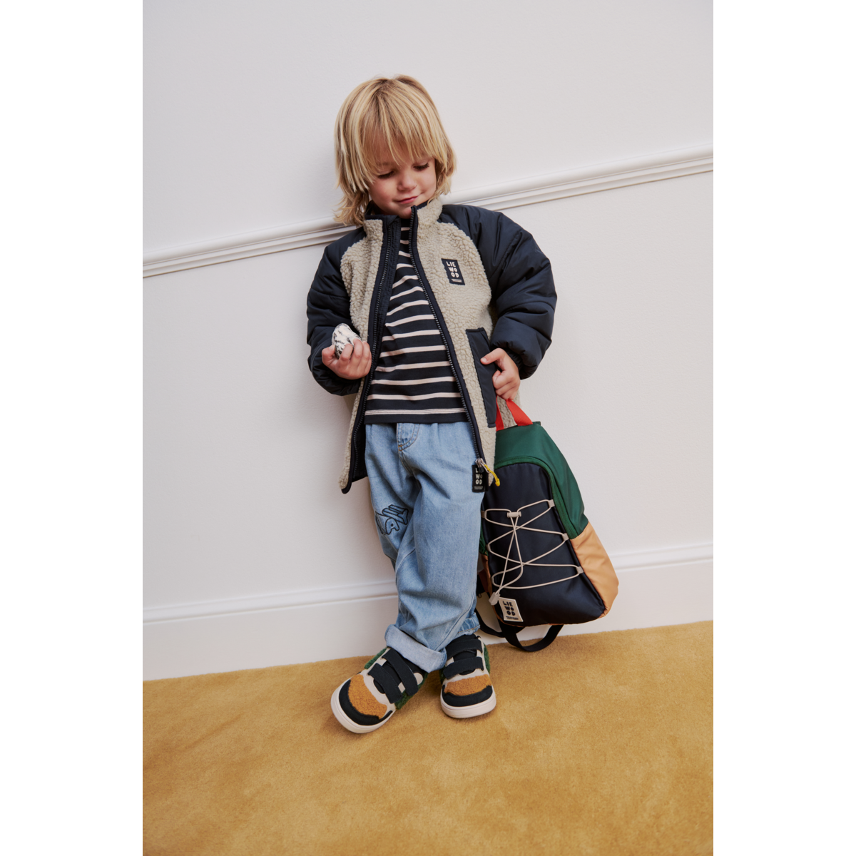 Liewood Runa Jacket - Mist / Classic navy - JACKET