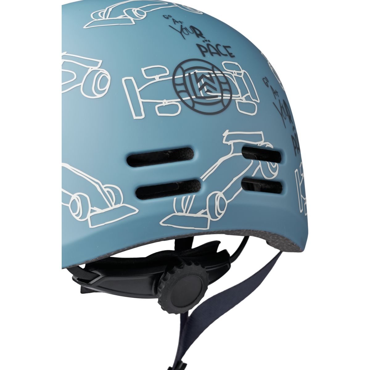 Liewood Milly Bike Helmet - Race cars / Beach blue - BIKE ACCESSORIES
