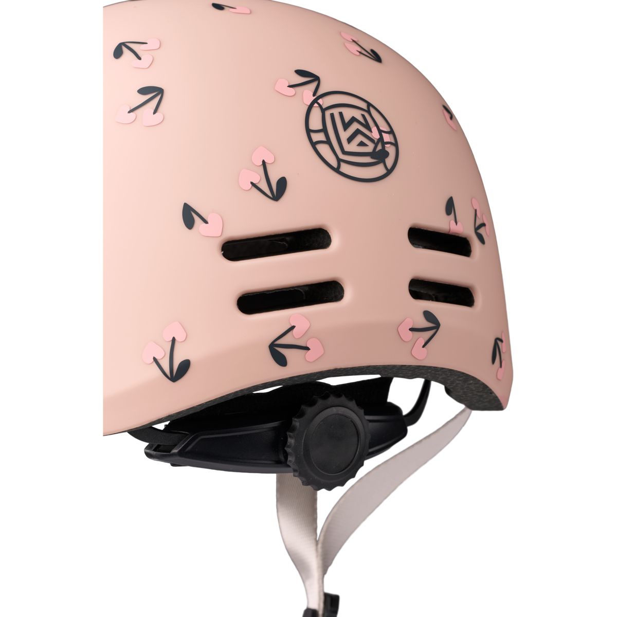 Liewood Milly Bike Helmet - Cherry heart / Rosey - BIKE ACCESSORIES