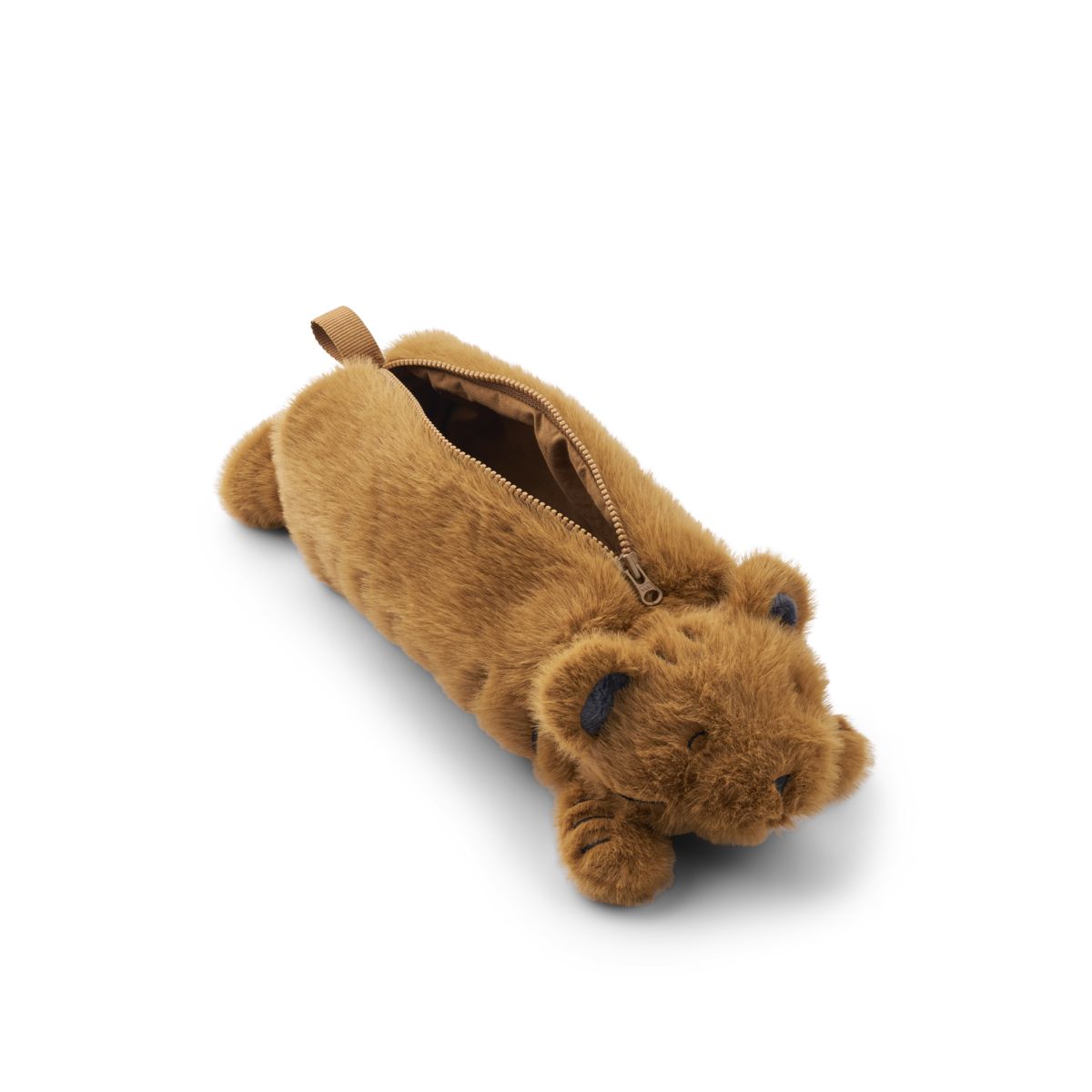 Liewood Dalina Tiger Plush Pouch - Golden caramel - PENCILCASE
