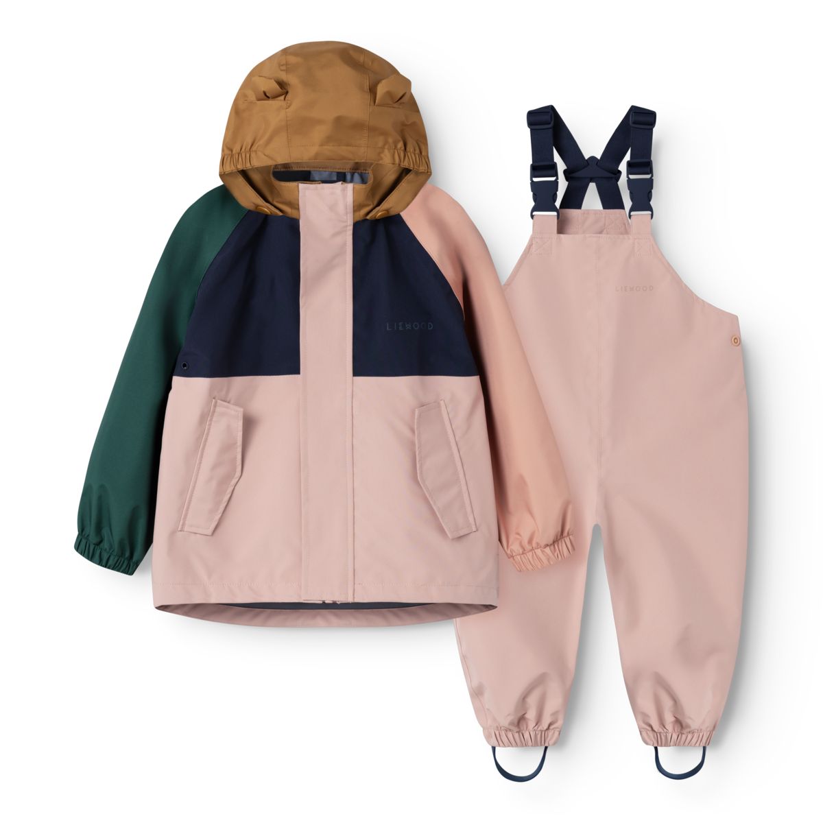 Liewood MANU Toddler Rainwear Set - Pale tuscany multi mix - SET
