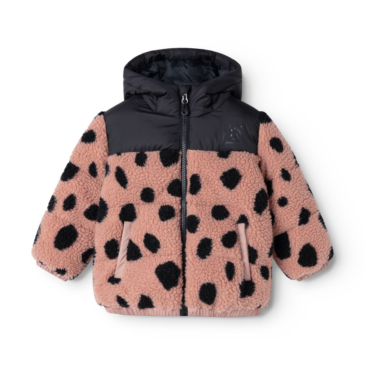 Niko pile puffer jacket - Mega leo spot / Pale tuscany