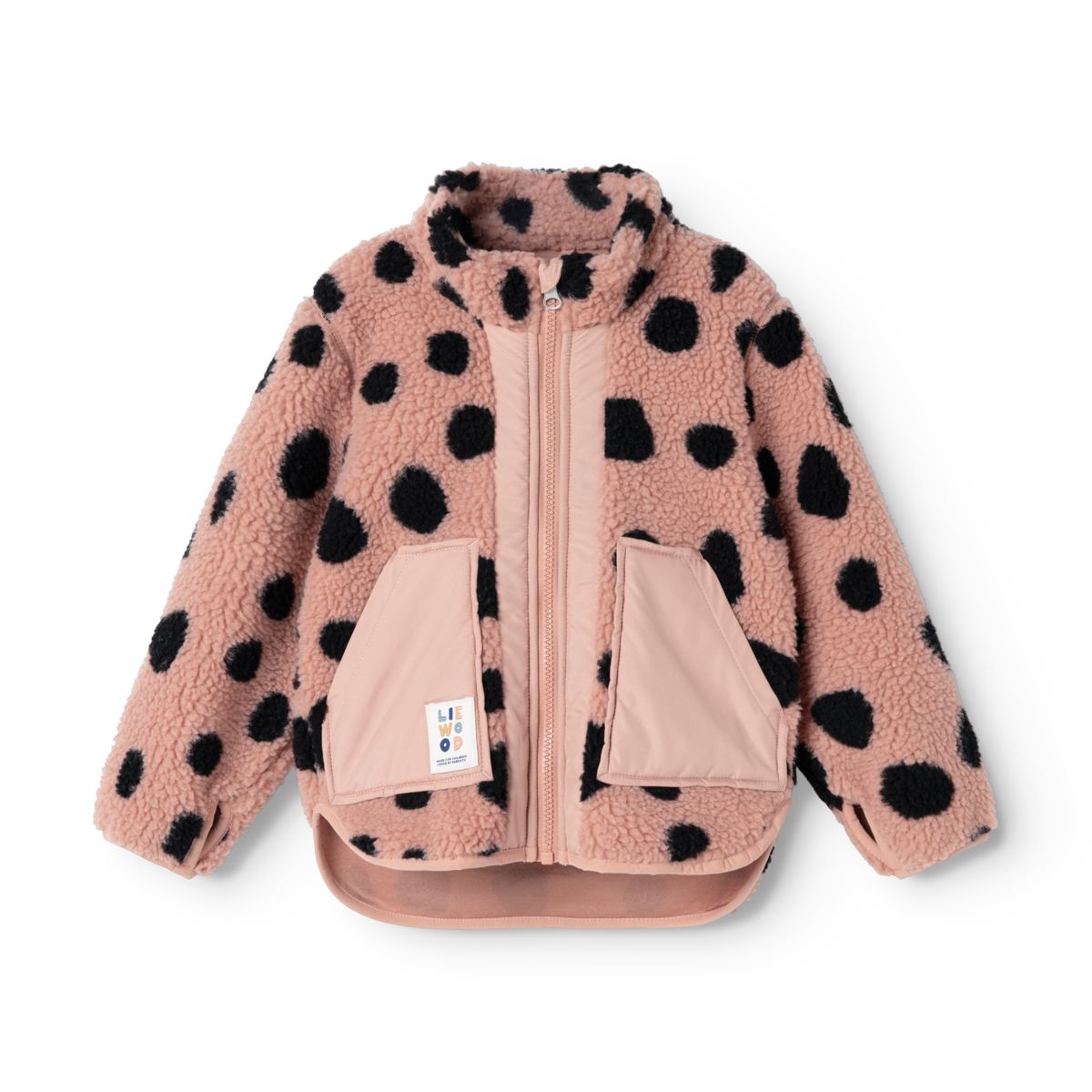 Liewood NOAM Pile Jacket - Mega leo spot / Pale tuscany - JACKET