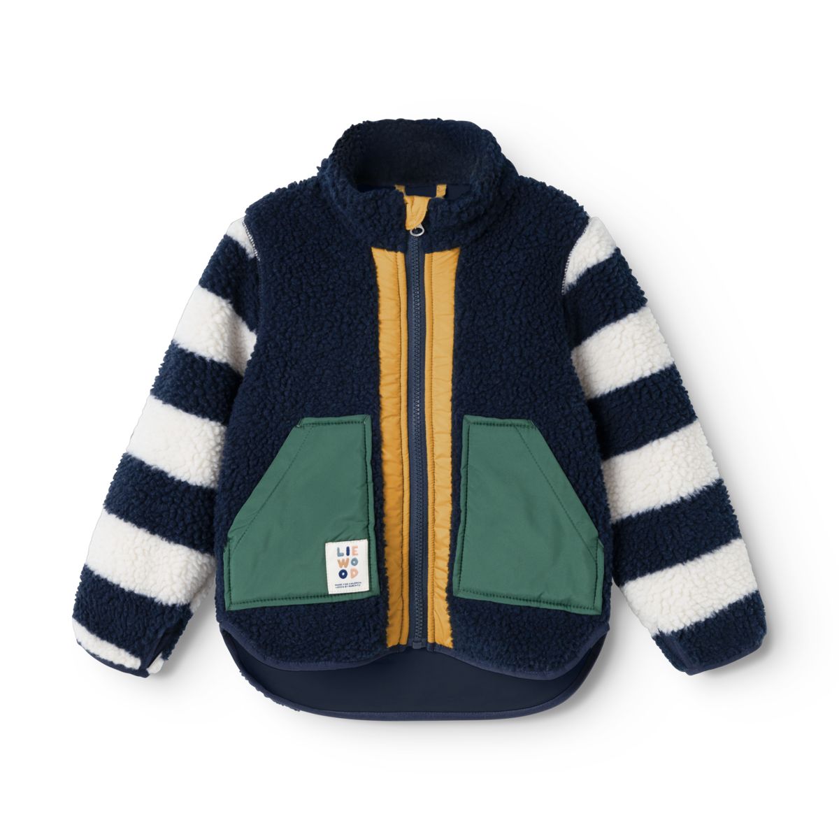 Liewood NOAM Pile Jacket - Classic navy multi mix - JACKET