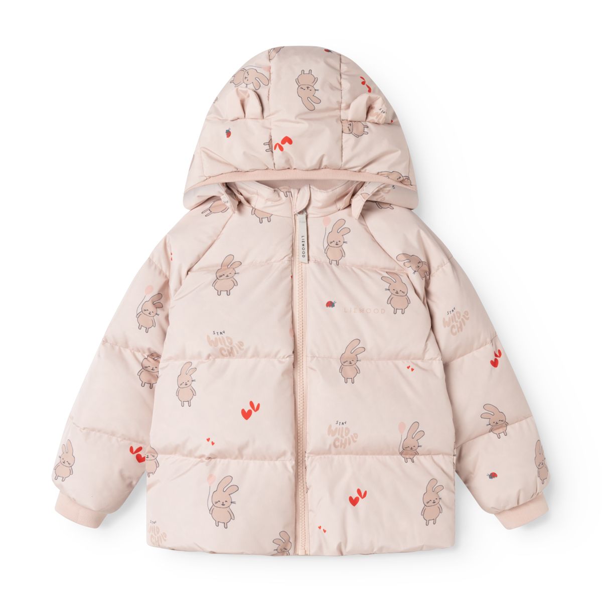 POLLE Daunen-Steppjacke - Wild child / Rosey