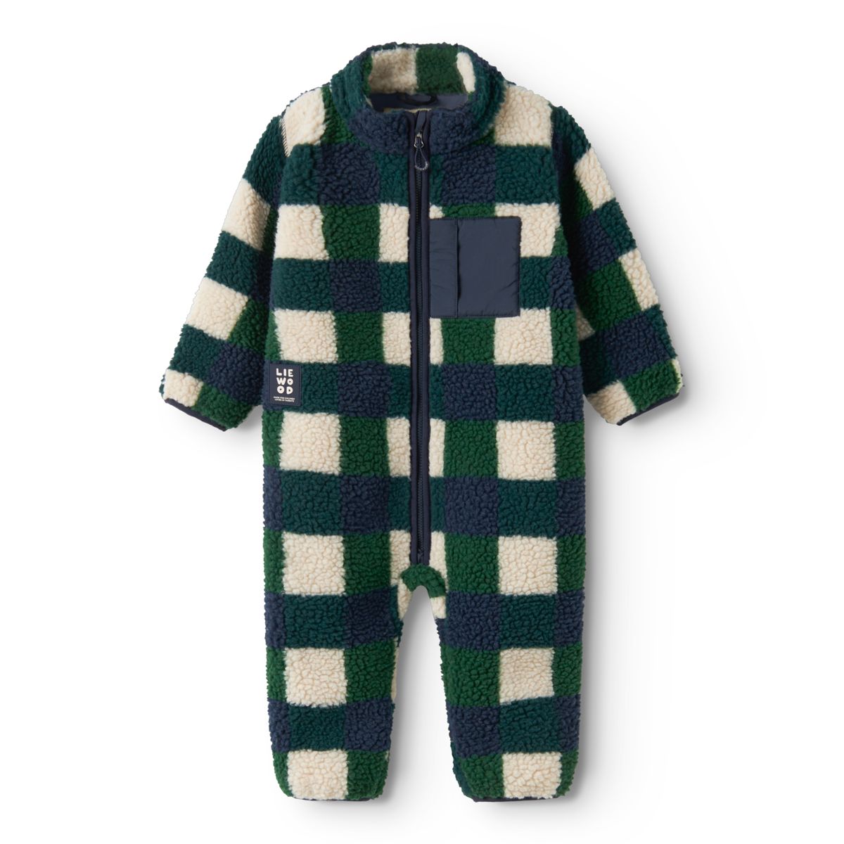 Liewood Nolano Pile Jumpsuit - Mega Check / Bright garden - SUIT