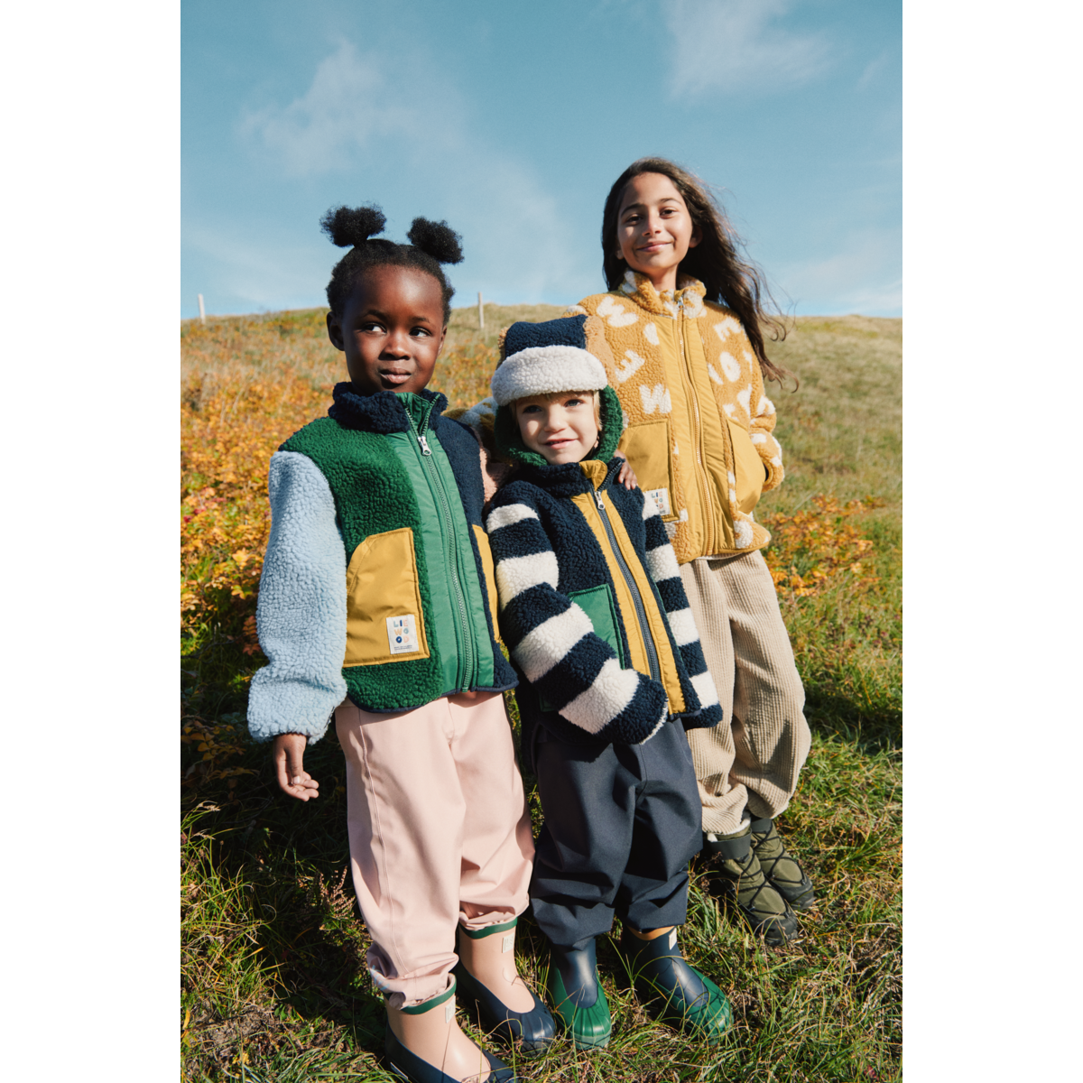 Liewood NOAM Pile Jacket - Letters / Yuzu - JACKET
