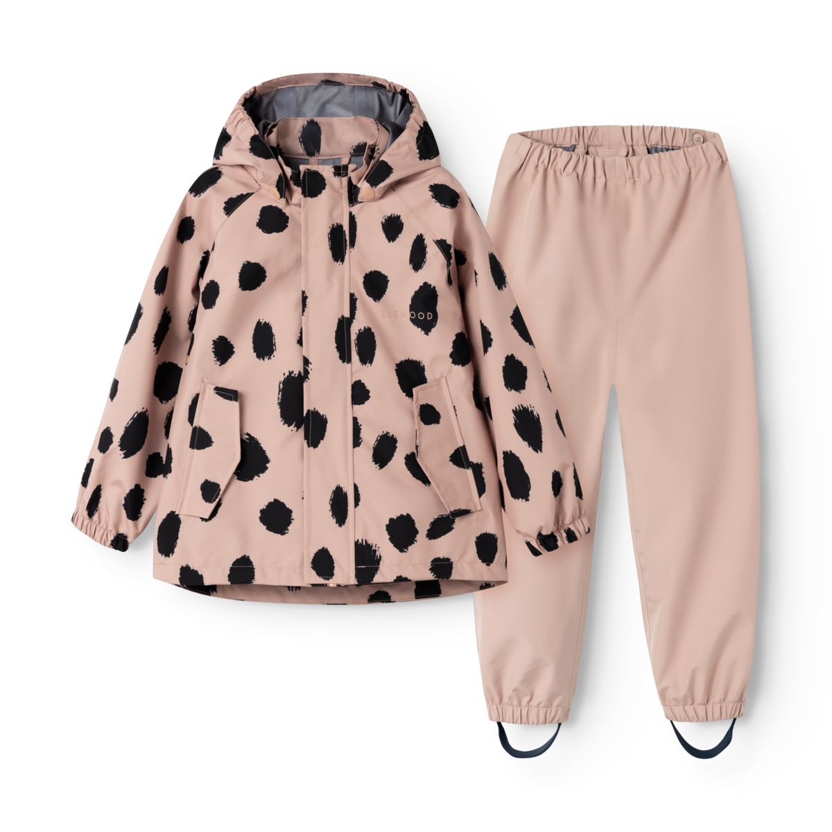Liewood PEDIA Junior Rainwear set - Mega leo spot / Pale tuscany - SET